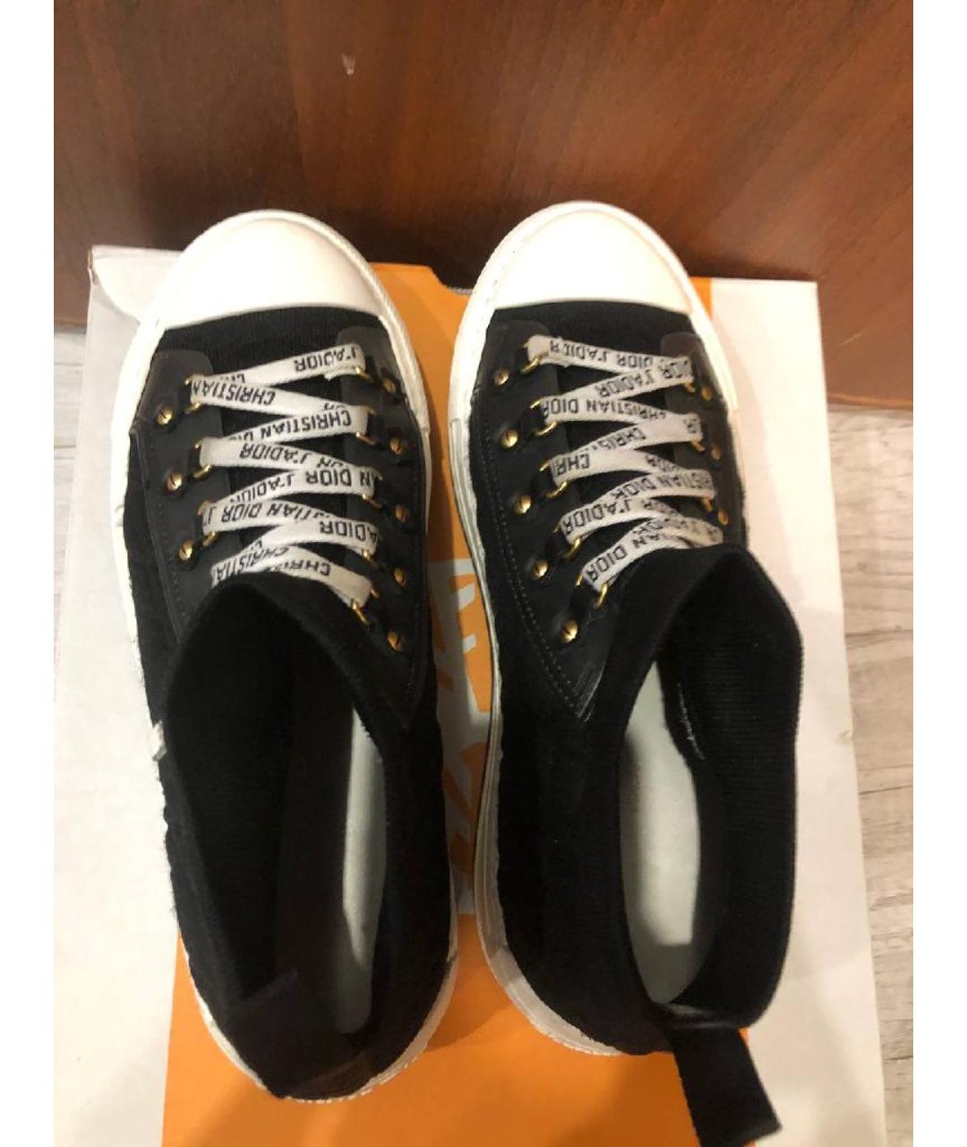 CHRISTIAN DIOR Черные кеды, фото 3