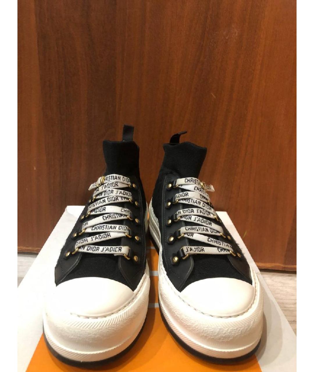 CHRISTIAN DIOR Черные кеды, фото 2