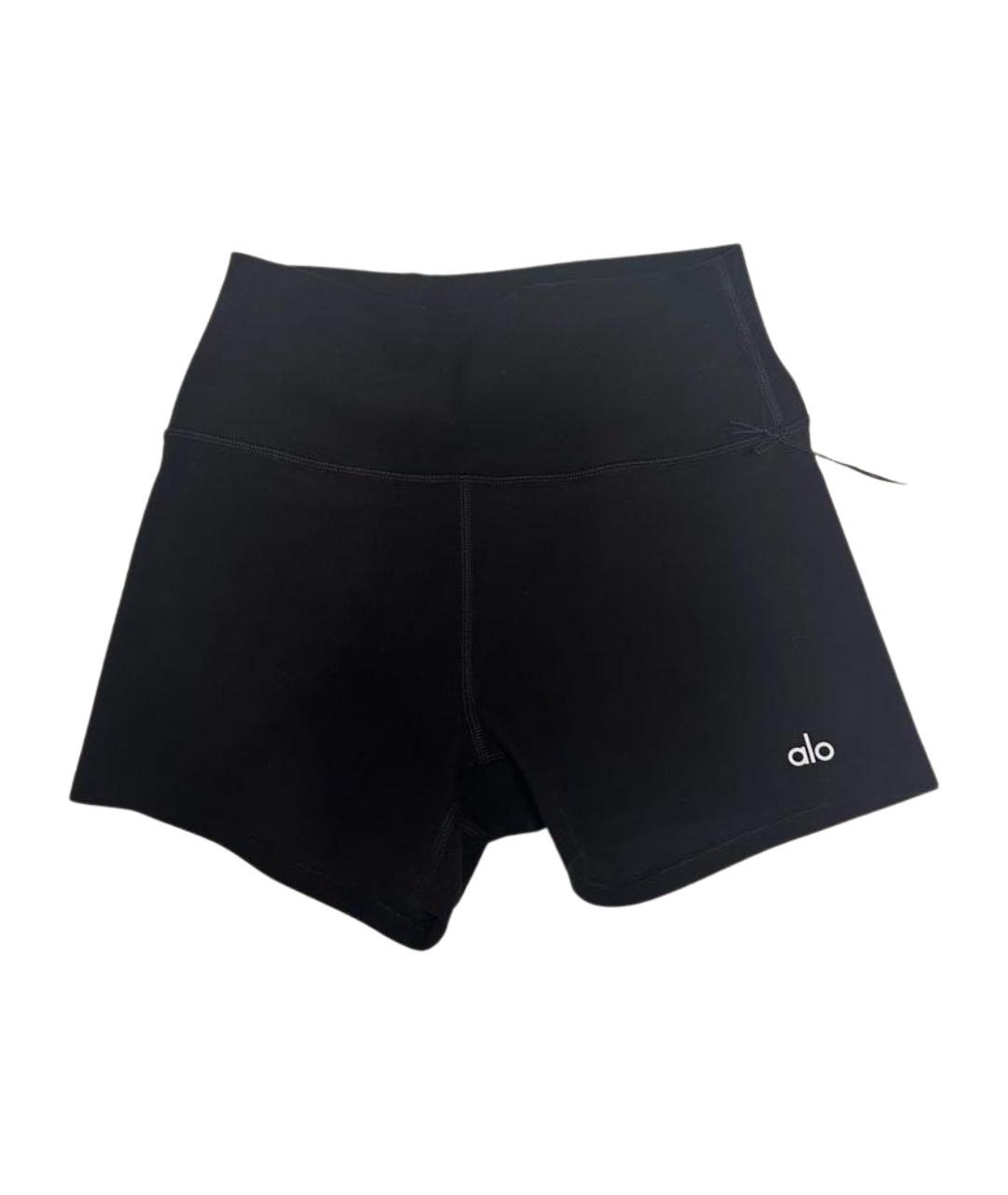 ALO YOGA Черные полиэстеровые спортивные брюки и шорты, фото 1