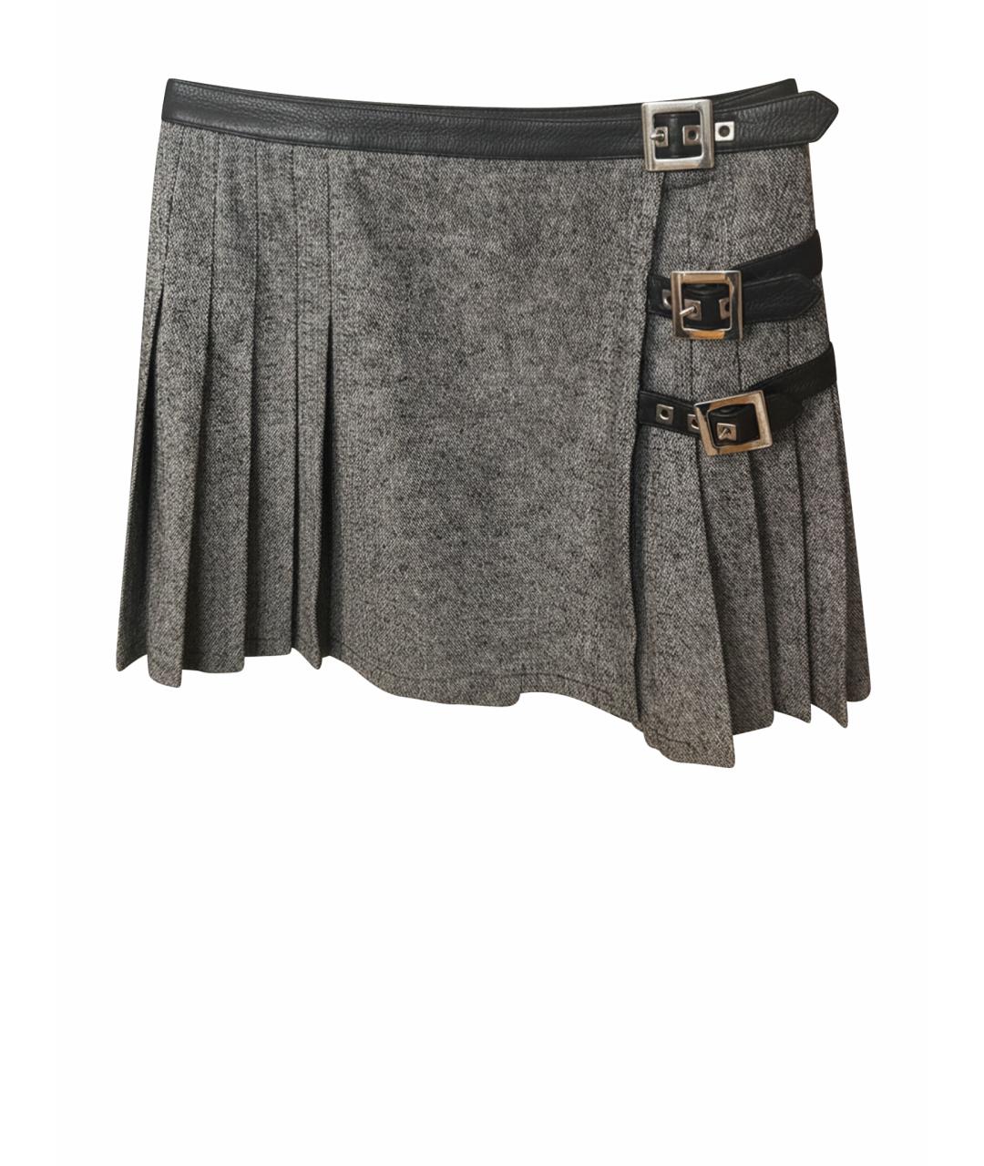 VERSACE Шерстяная юбка миди, фото 1