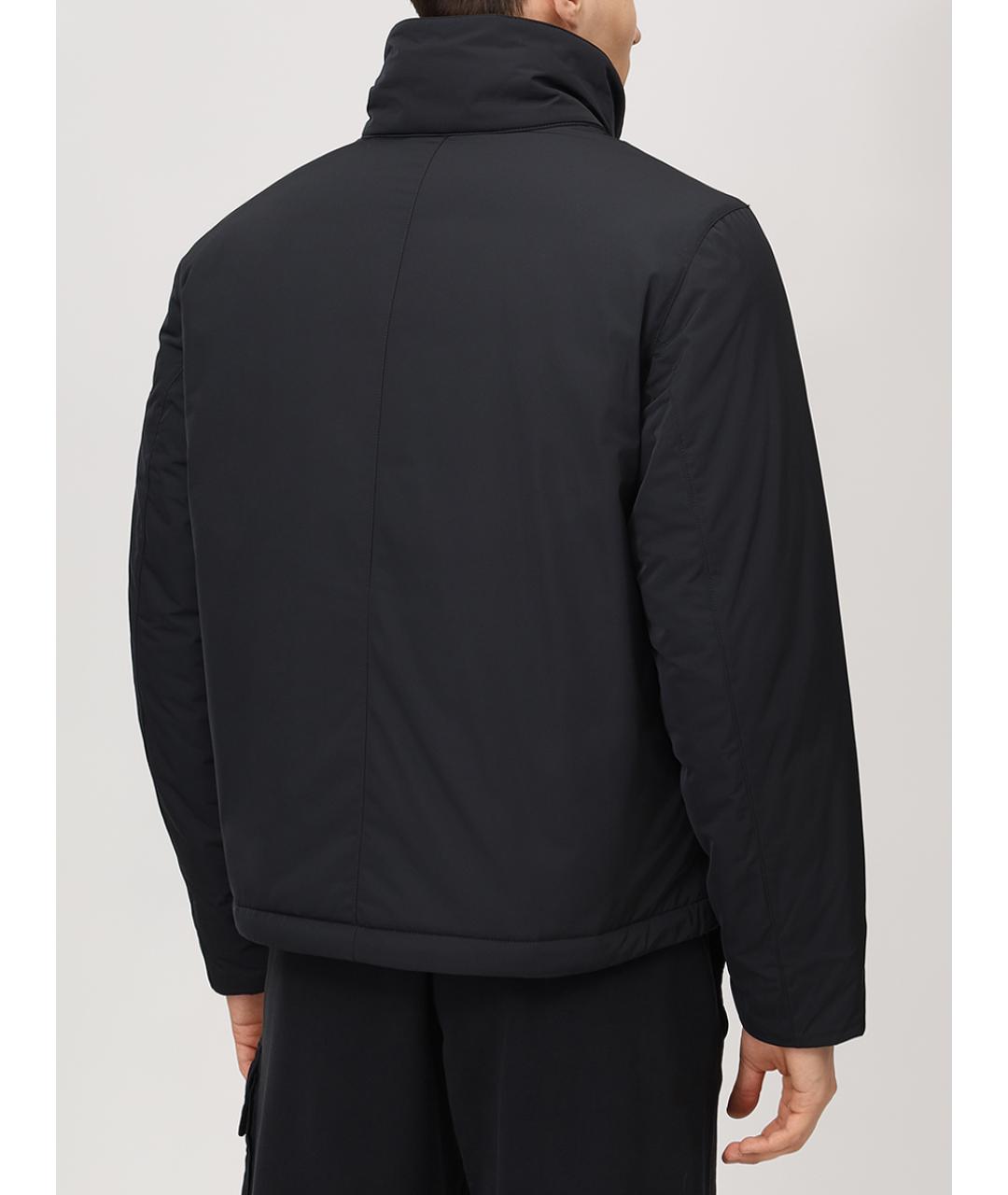 STONE ISLAND Черная полиамидовая куртка, фото 3