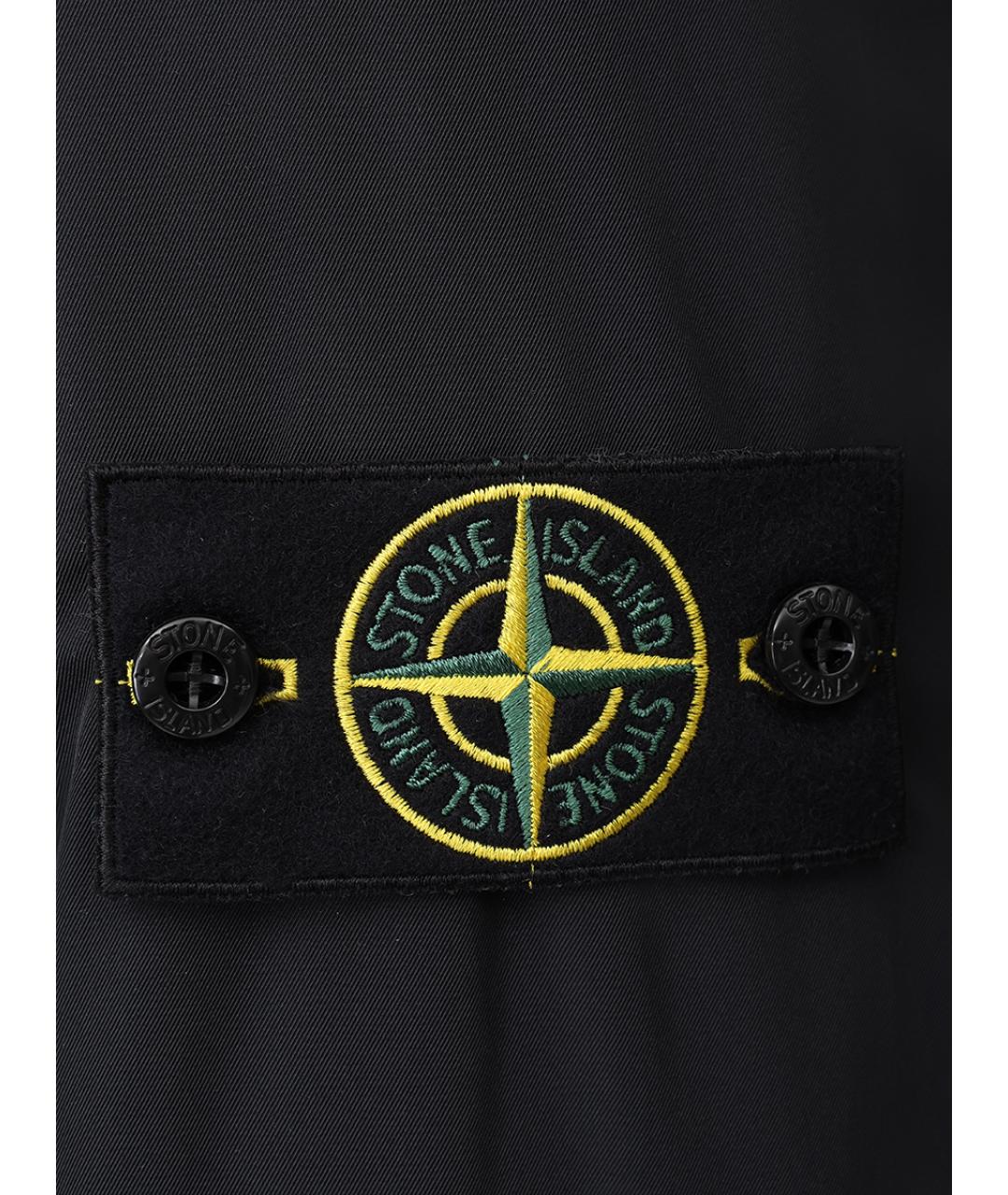 STONE ISLAND Черная полиамидовая куртка, фото 6