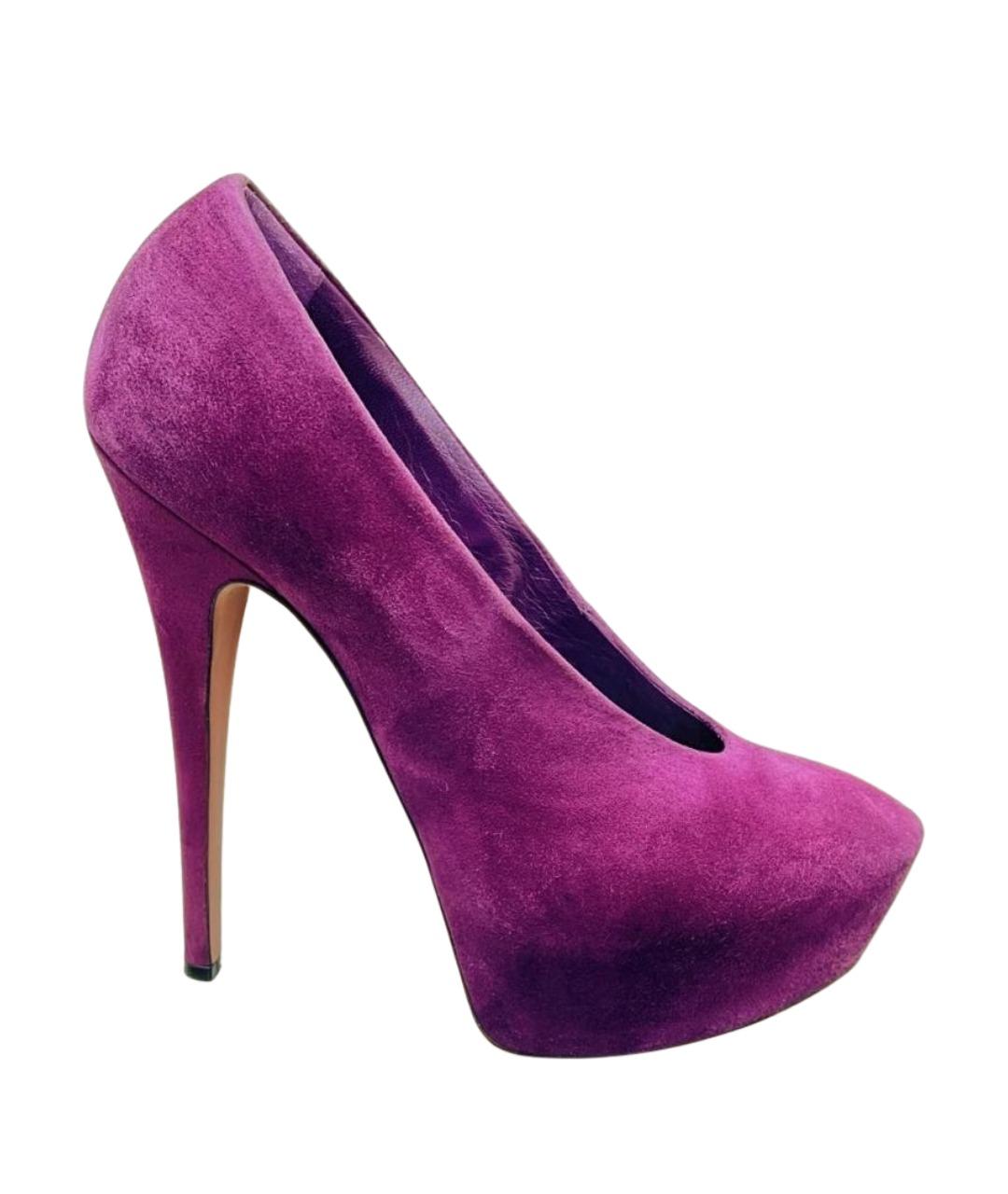 CASADEI Фиолетовые замшевые туфли, фото 1