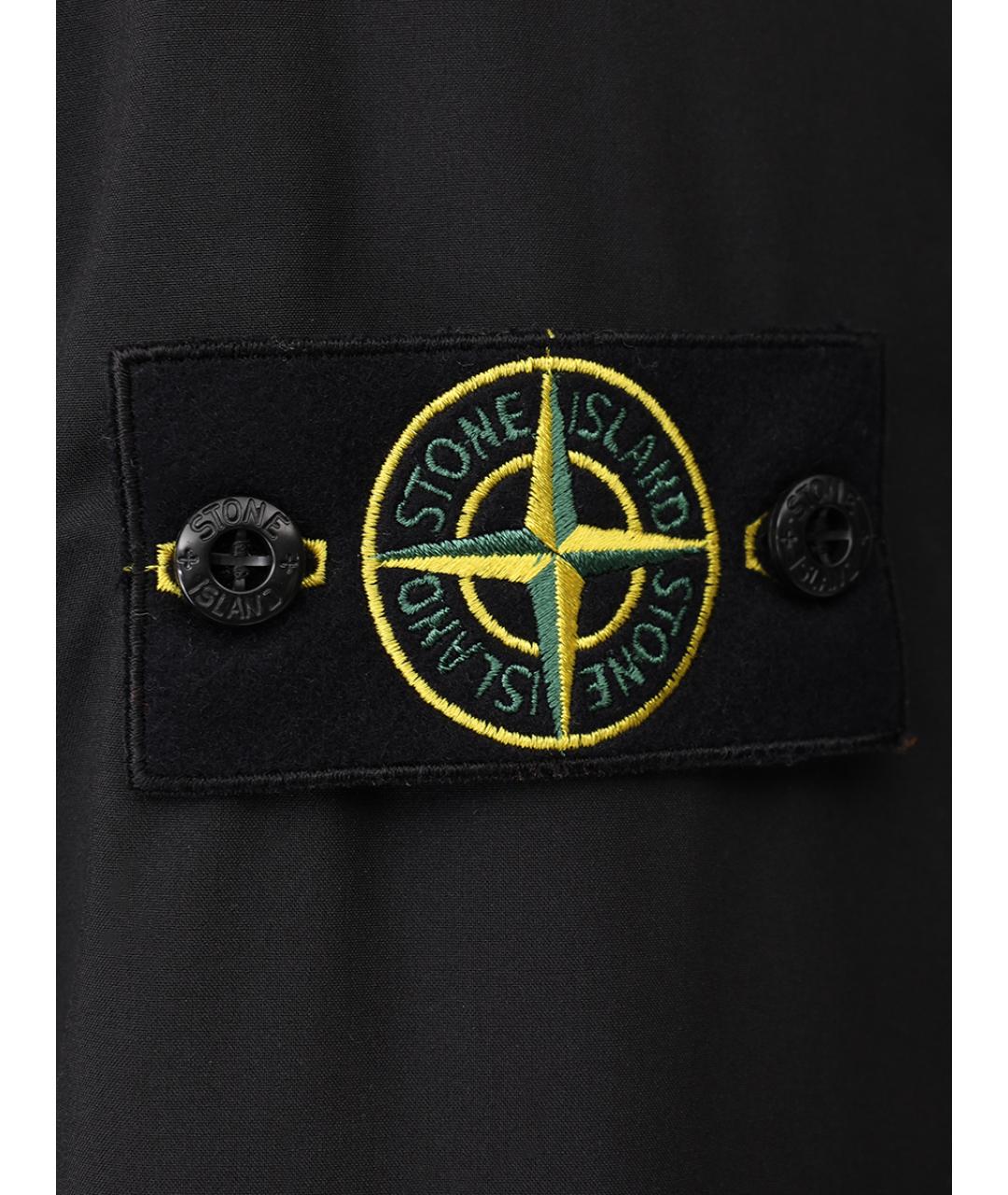 STONE ISLAND Черная куртка, фото 6
