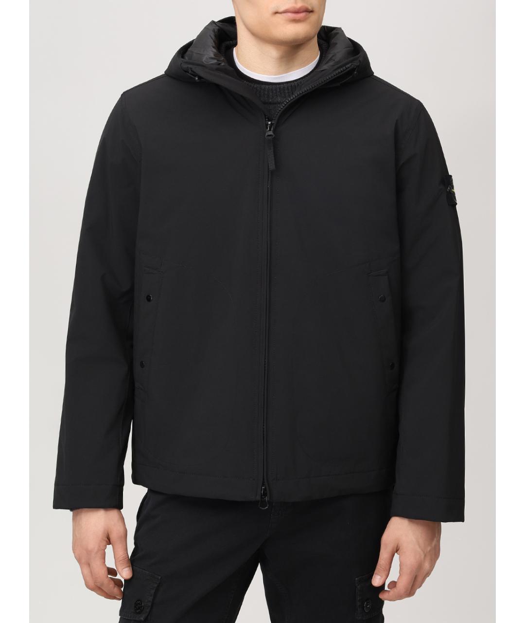 STONE ISLAND Черная куртка, фото 4