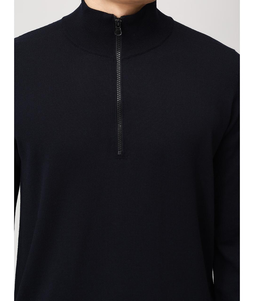 STONE ISLAND Черный шерстяной джемпер / свитер, фото 5