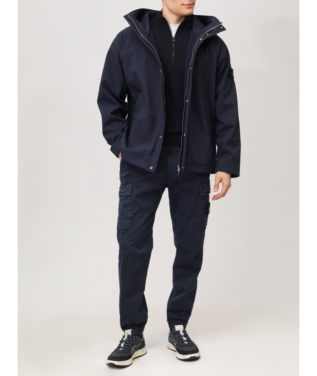 STONE ISLAND Черный шерстяной джемпер / свитер, фото 2