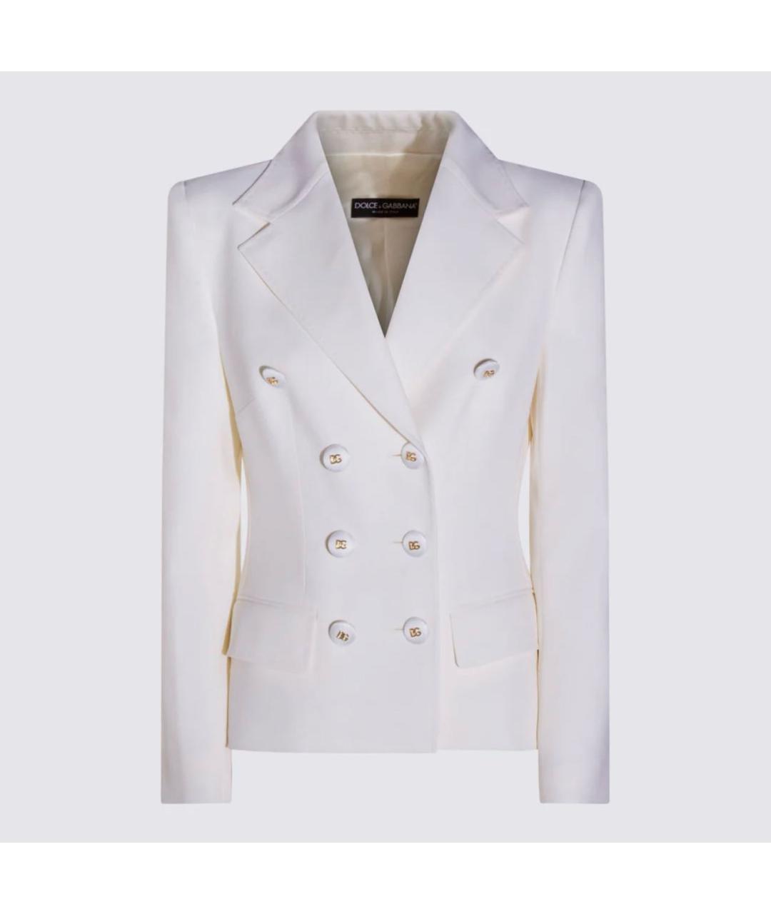 DOLCE&GABBANA Белый жакет/пиджак, фото 5