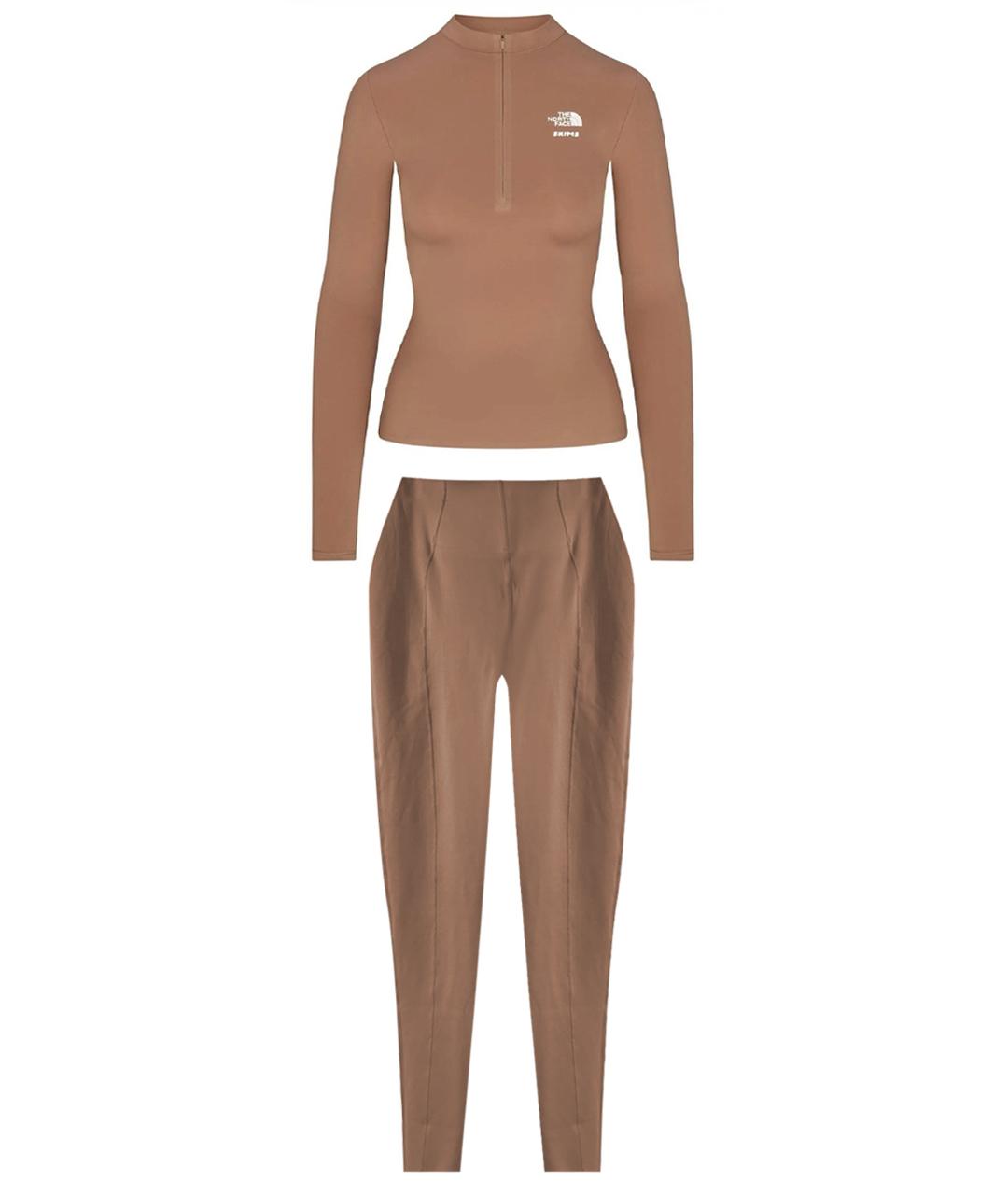 SKIMS Бежевый полиэстеровый спортивные костюмы, фото 1