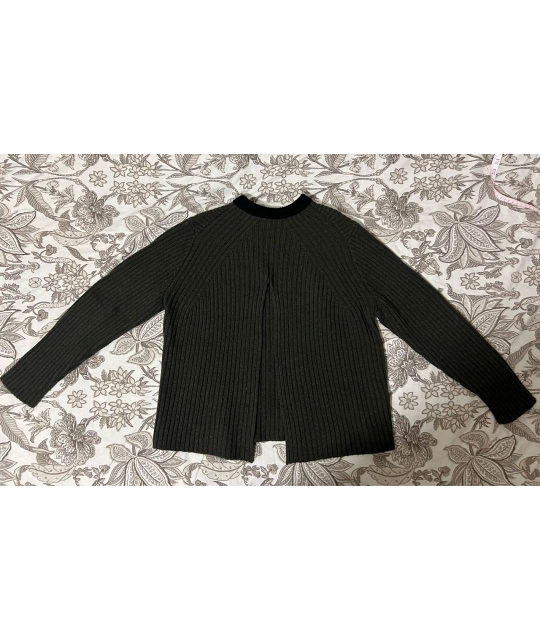 MARNI Хаки шерстяной джемпер / свитер, фото 2