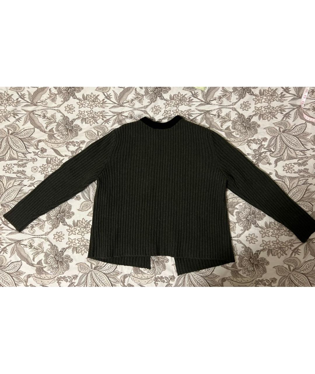 MARNI Хаки шерстяной джемпер / свитер, фото 7