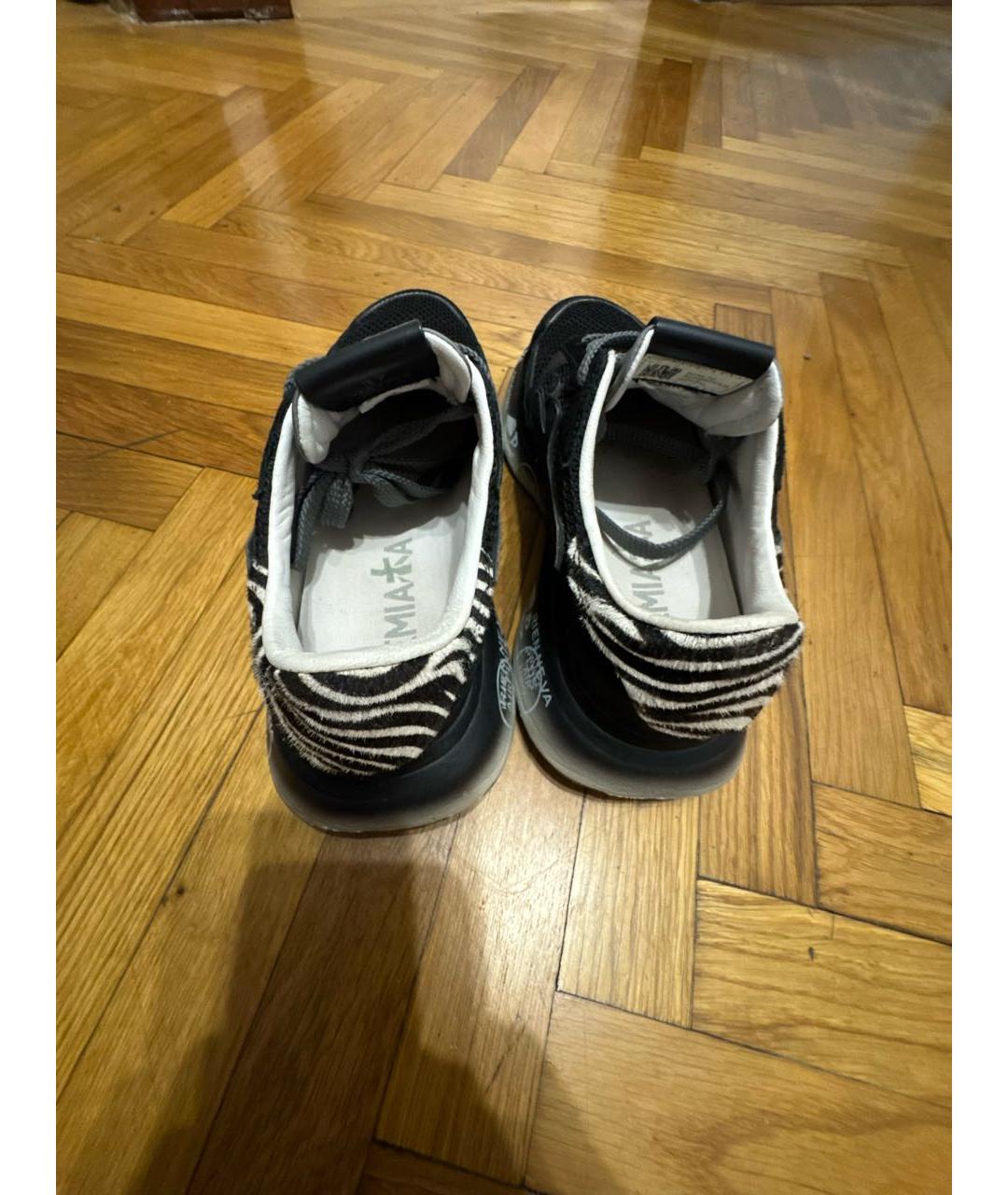 PREMIATA Черные текстильные кроссовки, фото 4