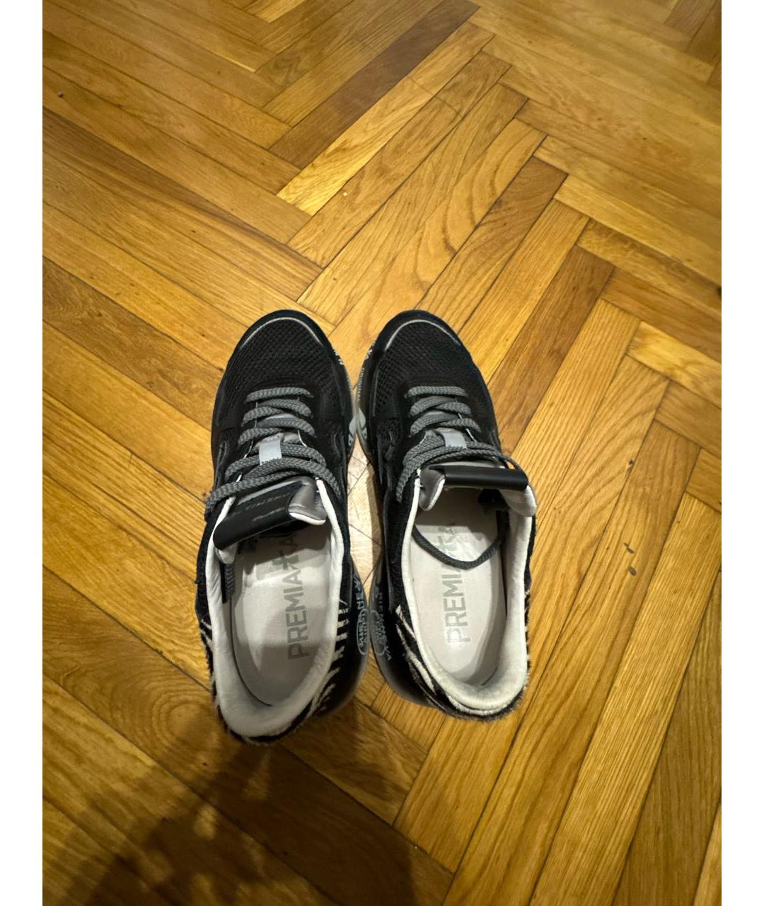PREMIATA Черные текстильные кроссовки, фото 3