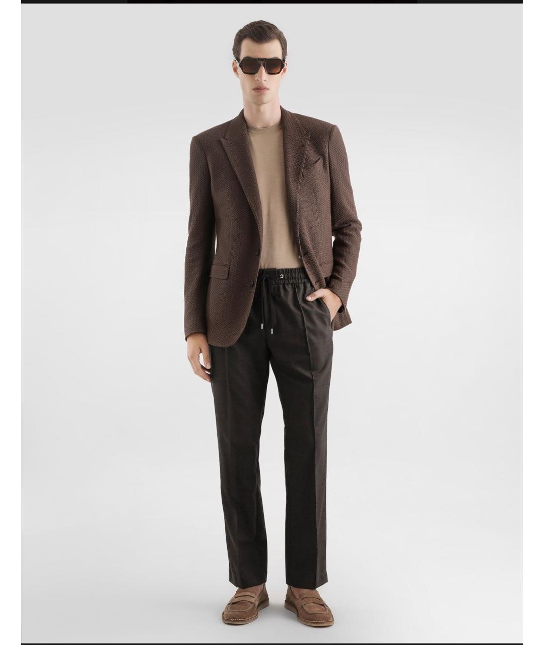 DOLCE&GABBANA Коричневый пиджак, фото 3