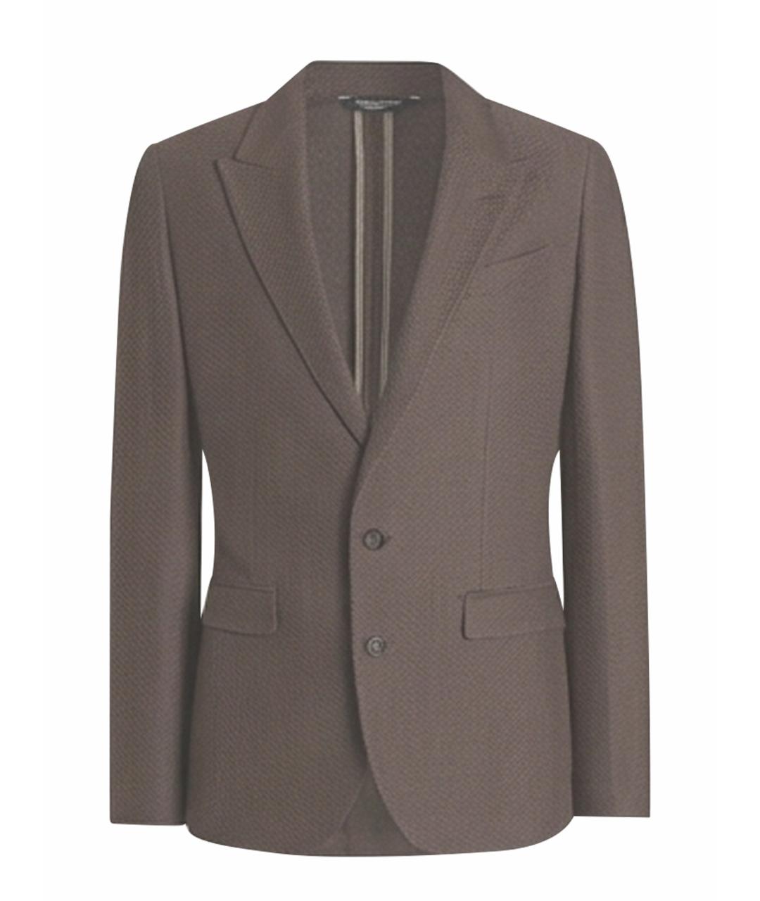 DOLCE&GABBANA Коричневый пиджак, фото 1