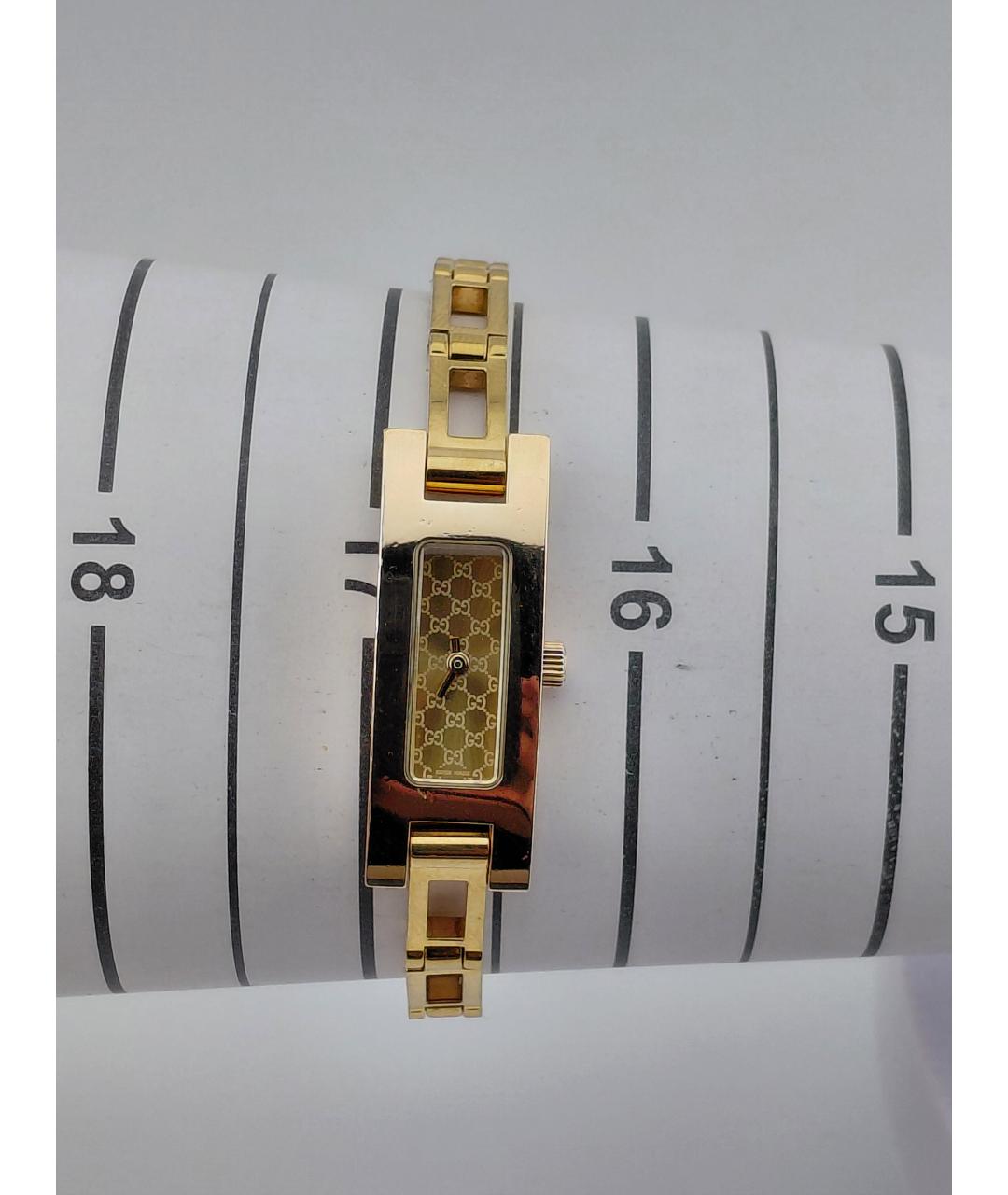 GUCCI Золотые позолоченные часы, фото 5