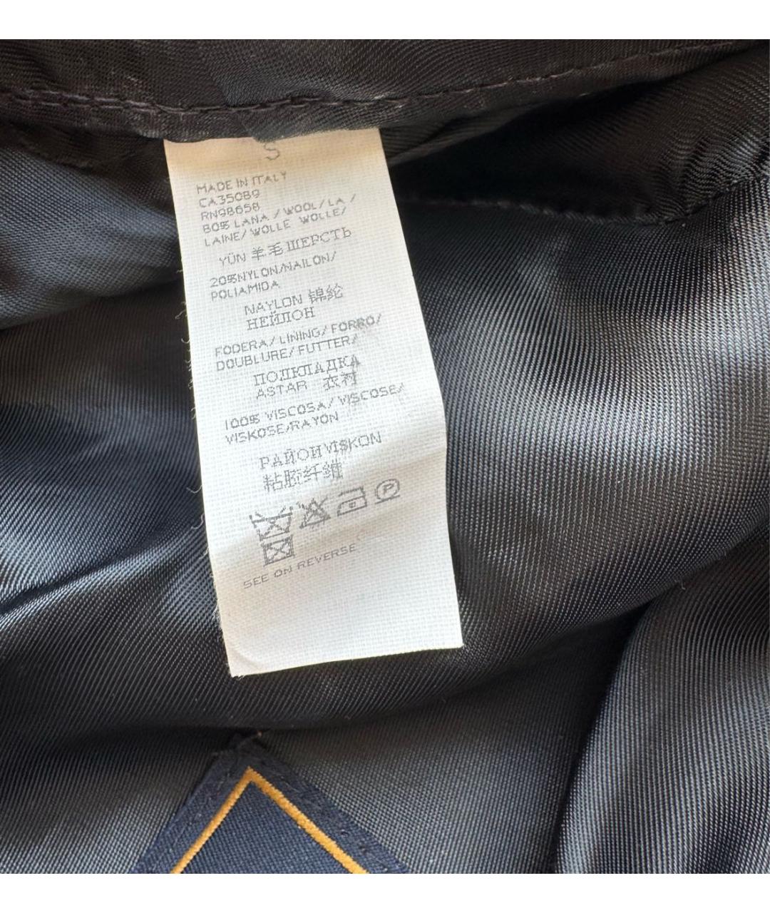 PAUL & SHARK Темно-синяя шерстяная кепка, фото 6