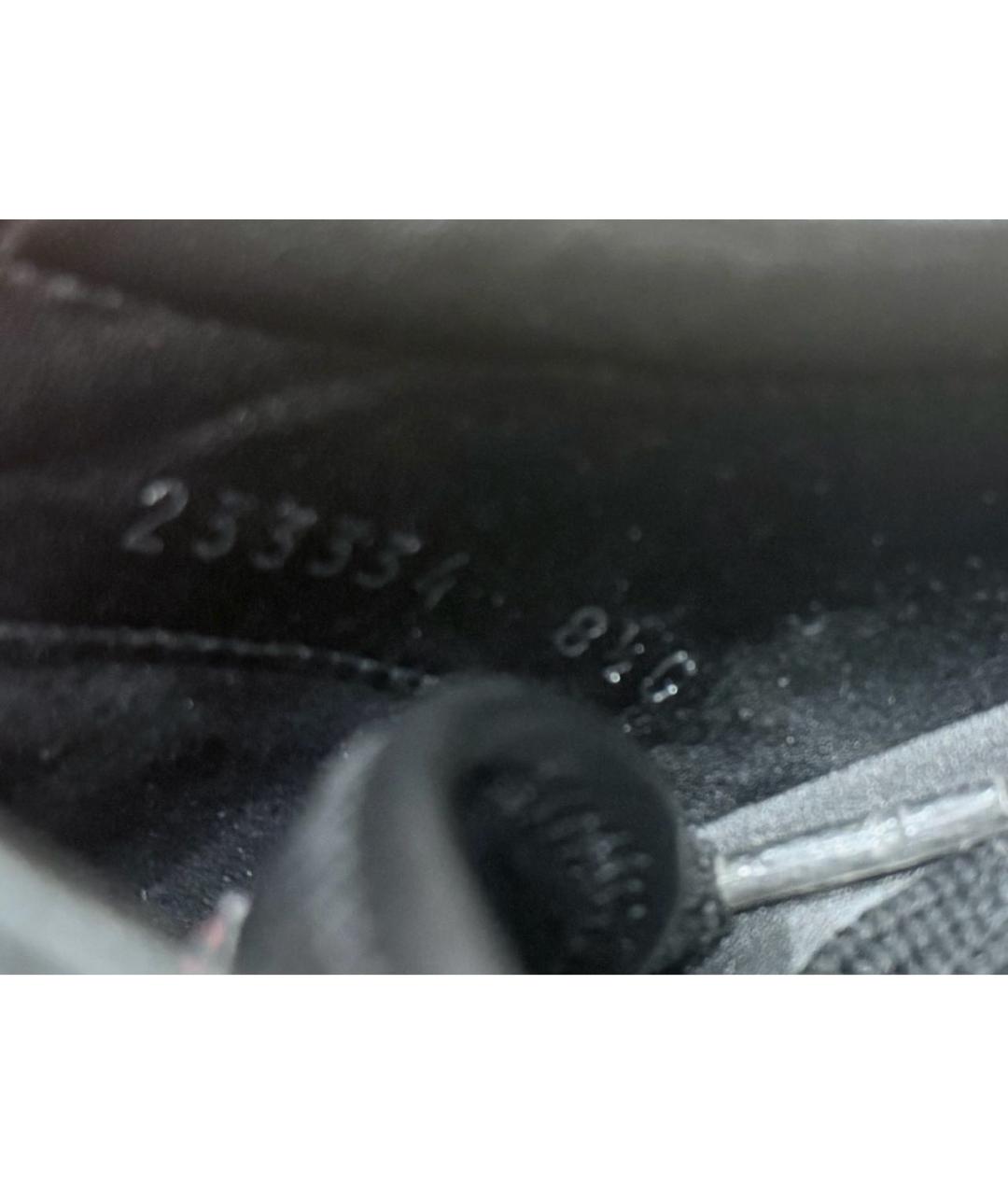 GUCCI Черные низкие кроссовки / кеды, фото 6