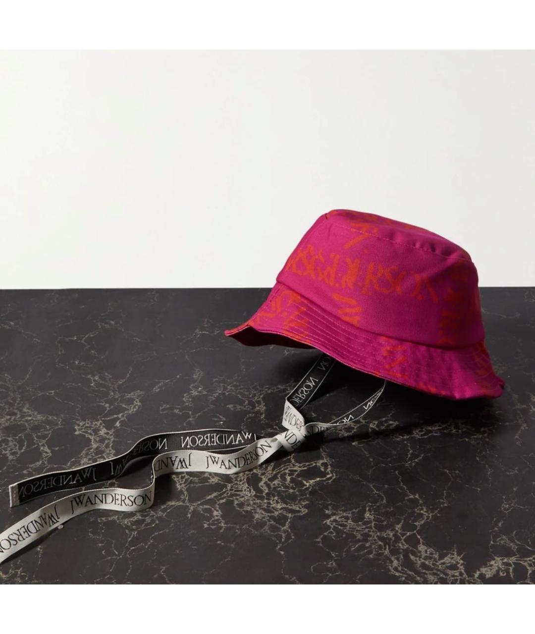 J.W.ANDERSON Розовая хлопковая панама, фото 2