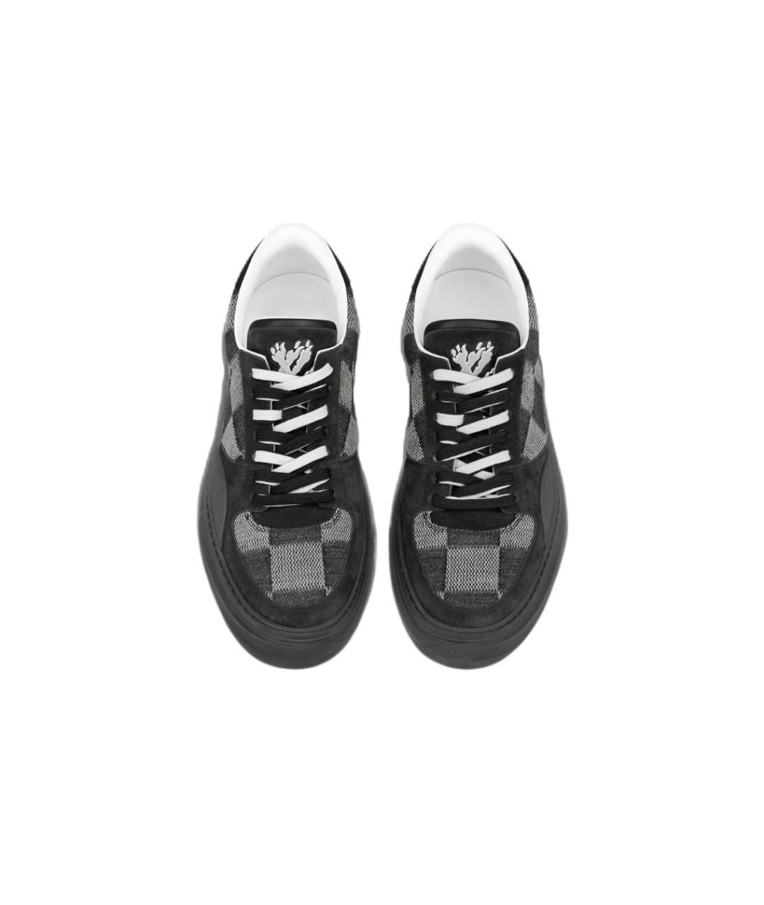 LOUIS VUITTON Черные низкие кроссовки / кеды, фото 3