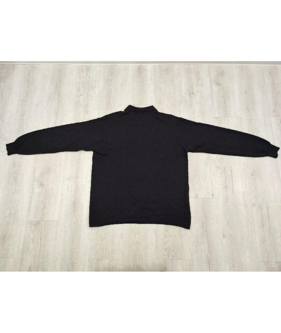 HUGO BOSS Серый шерстяной джемпер / свитер, фото 2