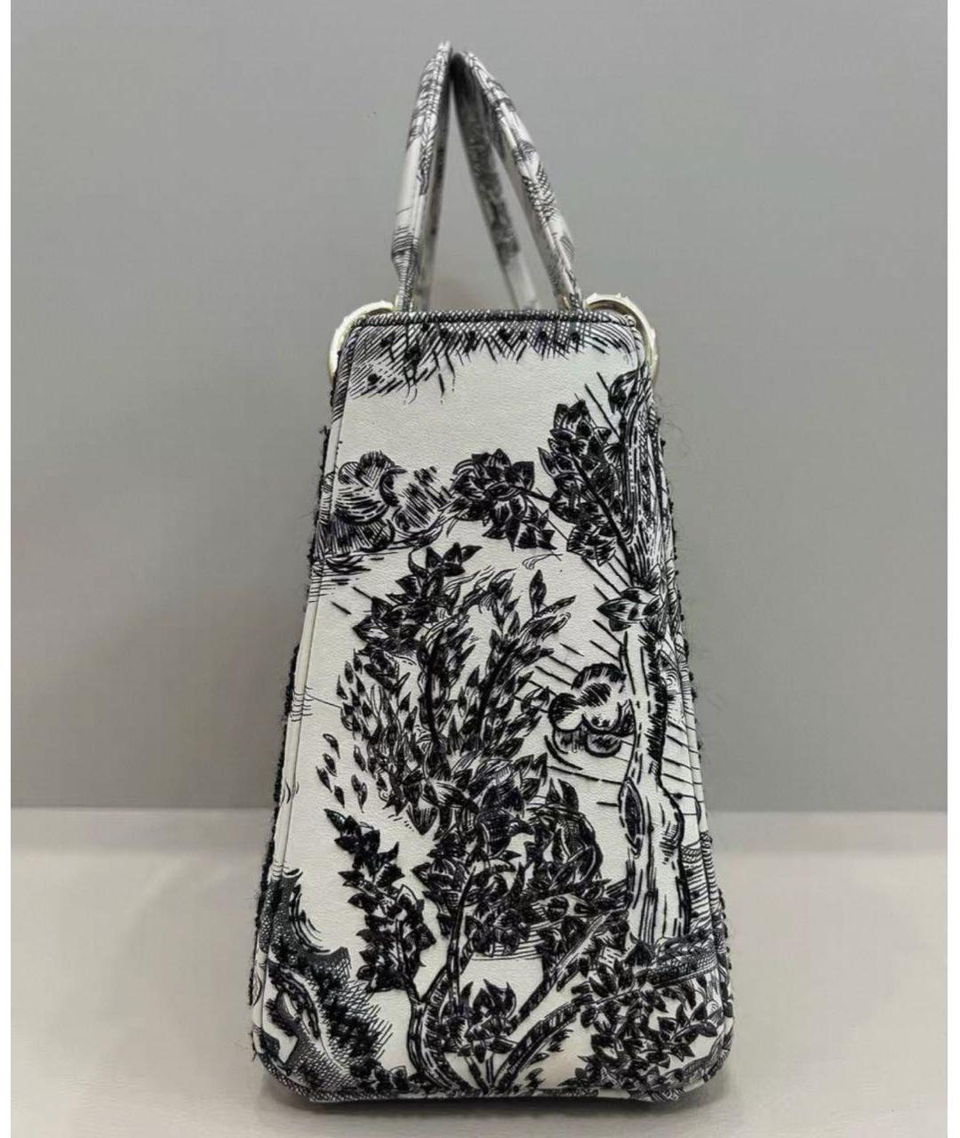 CHRISTIAN DIOR Белая сумка с короткими ручками, фото 5