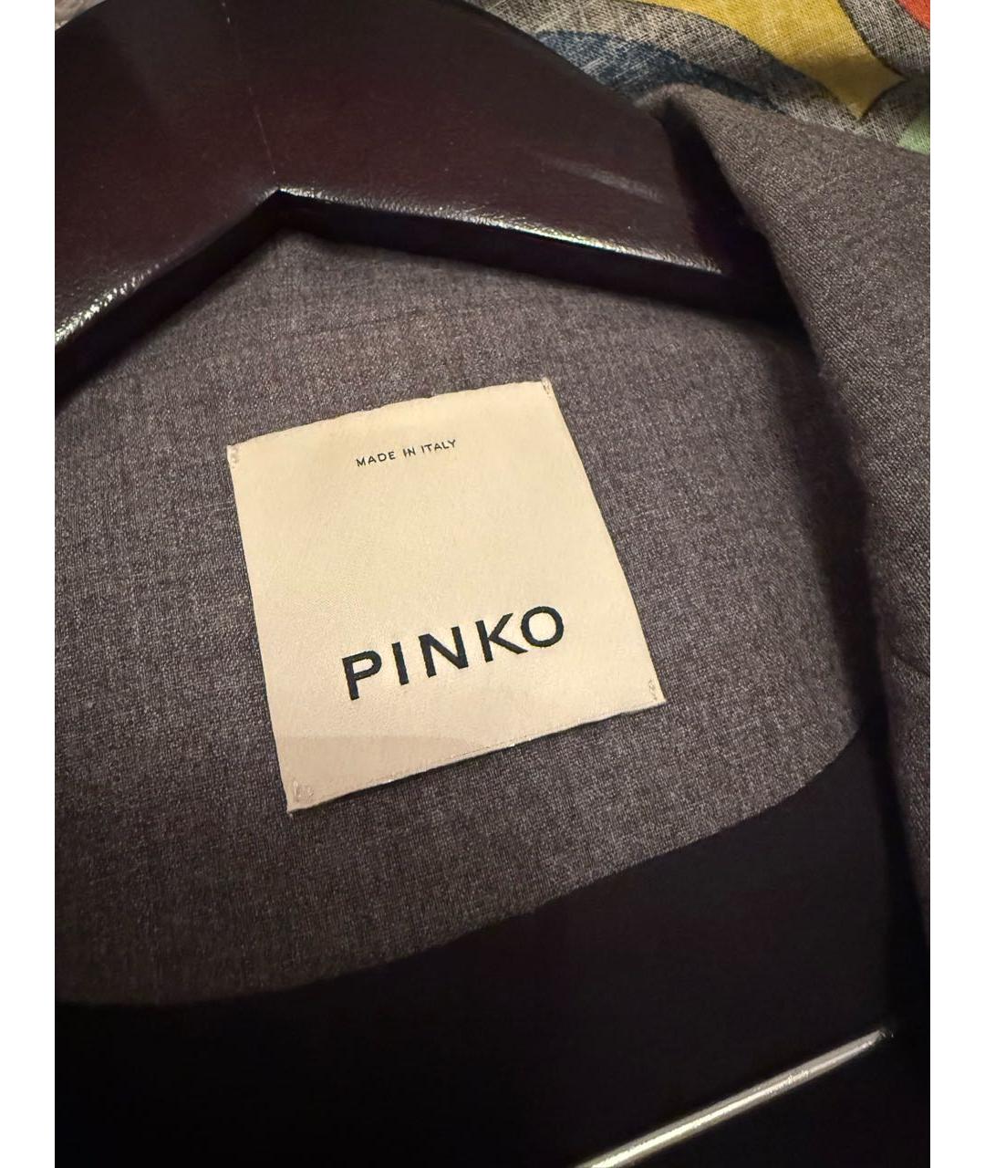 PINKO Серый жакет/пиджак, фото 3