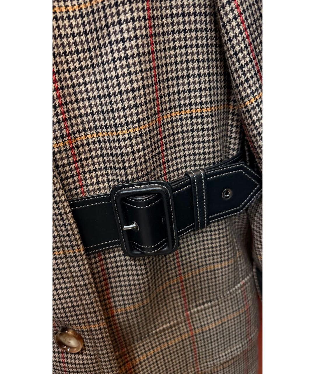 BURBERRY Бежевое шерстяное пальто, фото 5