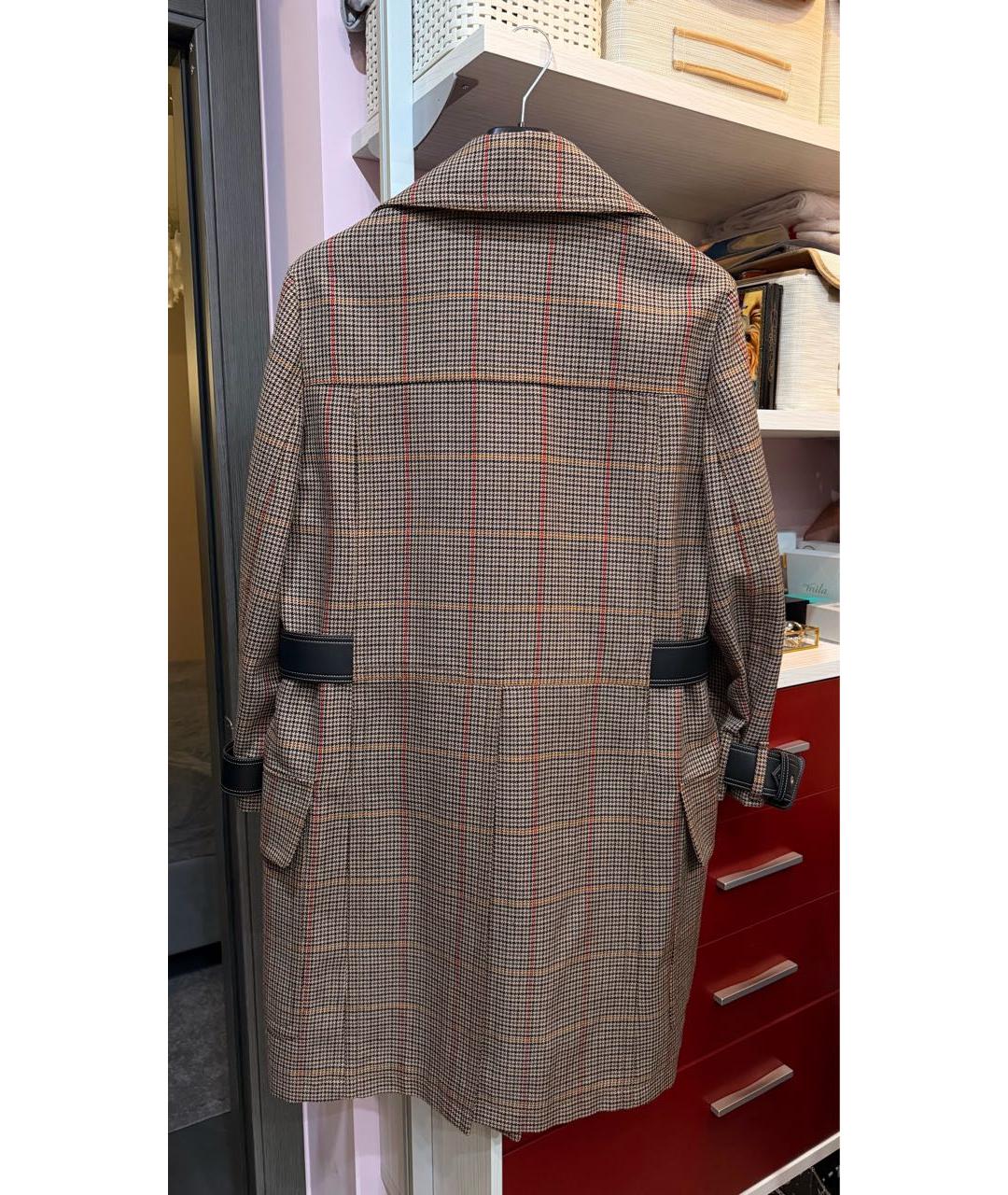 BURBERRY Бежевое шерстяное пальто, фото 2