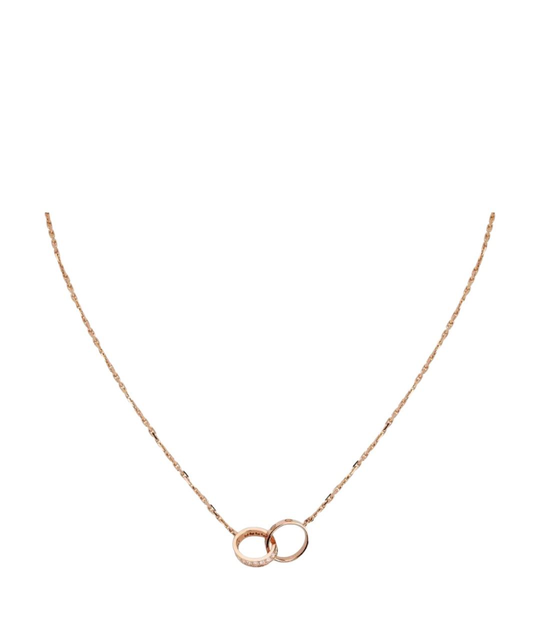 CARTIER Золотая подвеска из розового золота, фото 1