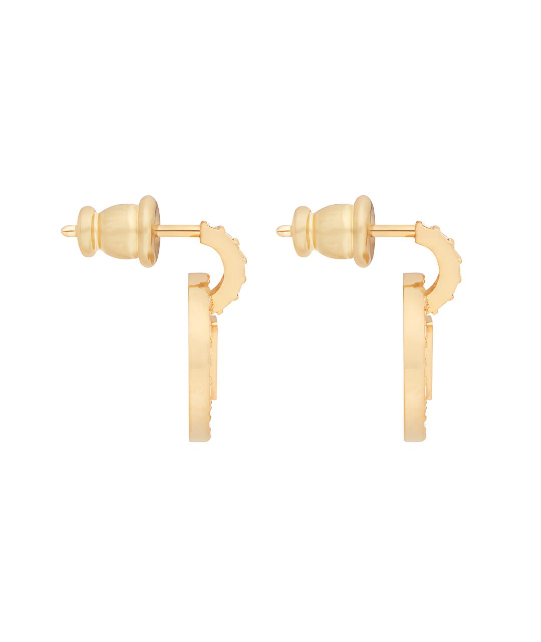 CHRISTIAN DIOR Желтые серьги, фото 2