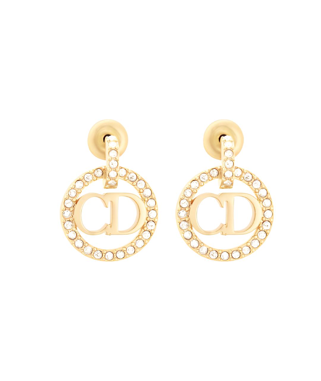 CHRISTIAN DIOR Желтые серьги, фото 1