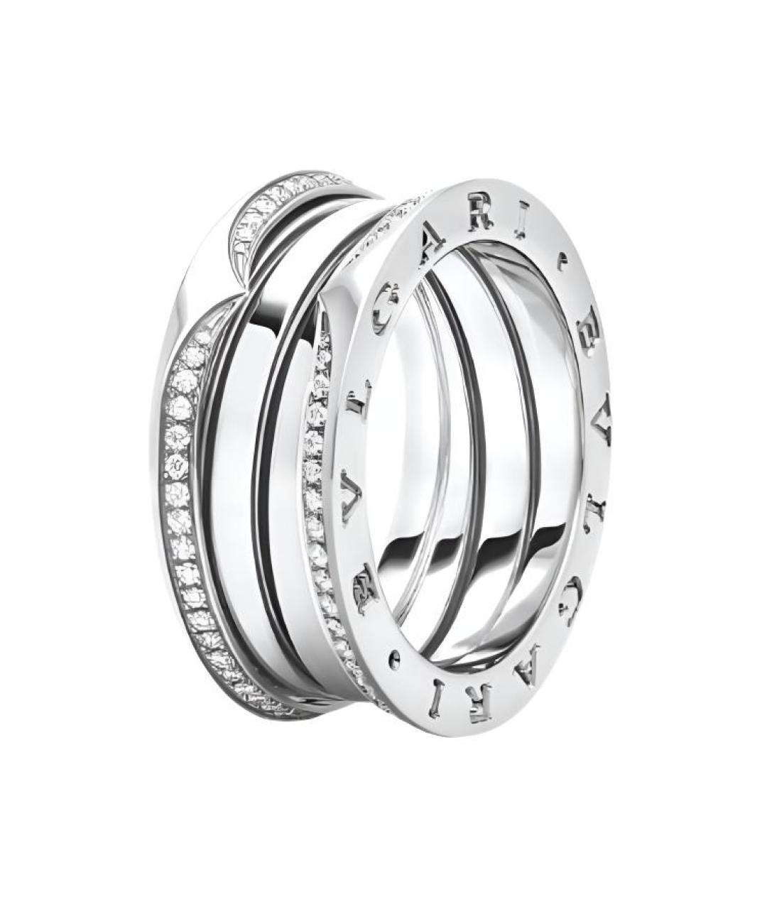 BVLGARI Серебряное кольцо из белого золота, фото 1