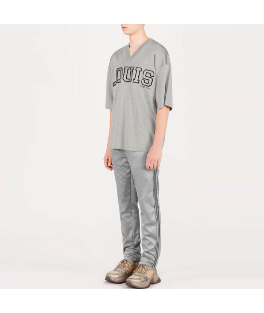 LOUIS VUITTON Серая футболка, фото 4