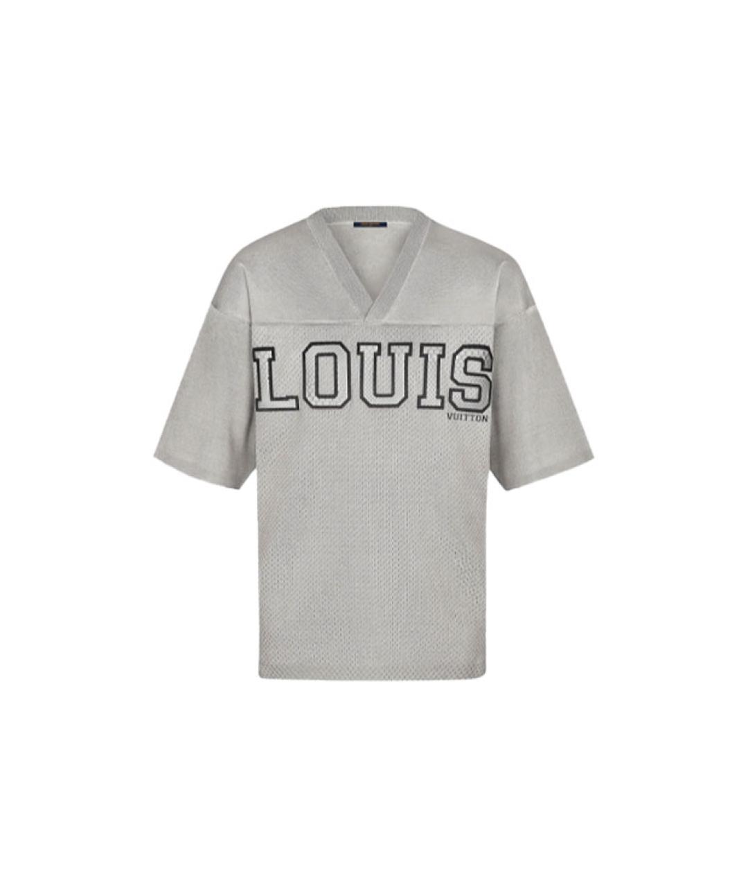 LOUIS VUITTON Серая футболка, фото 1