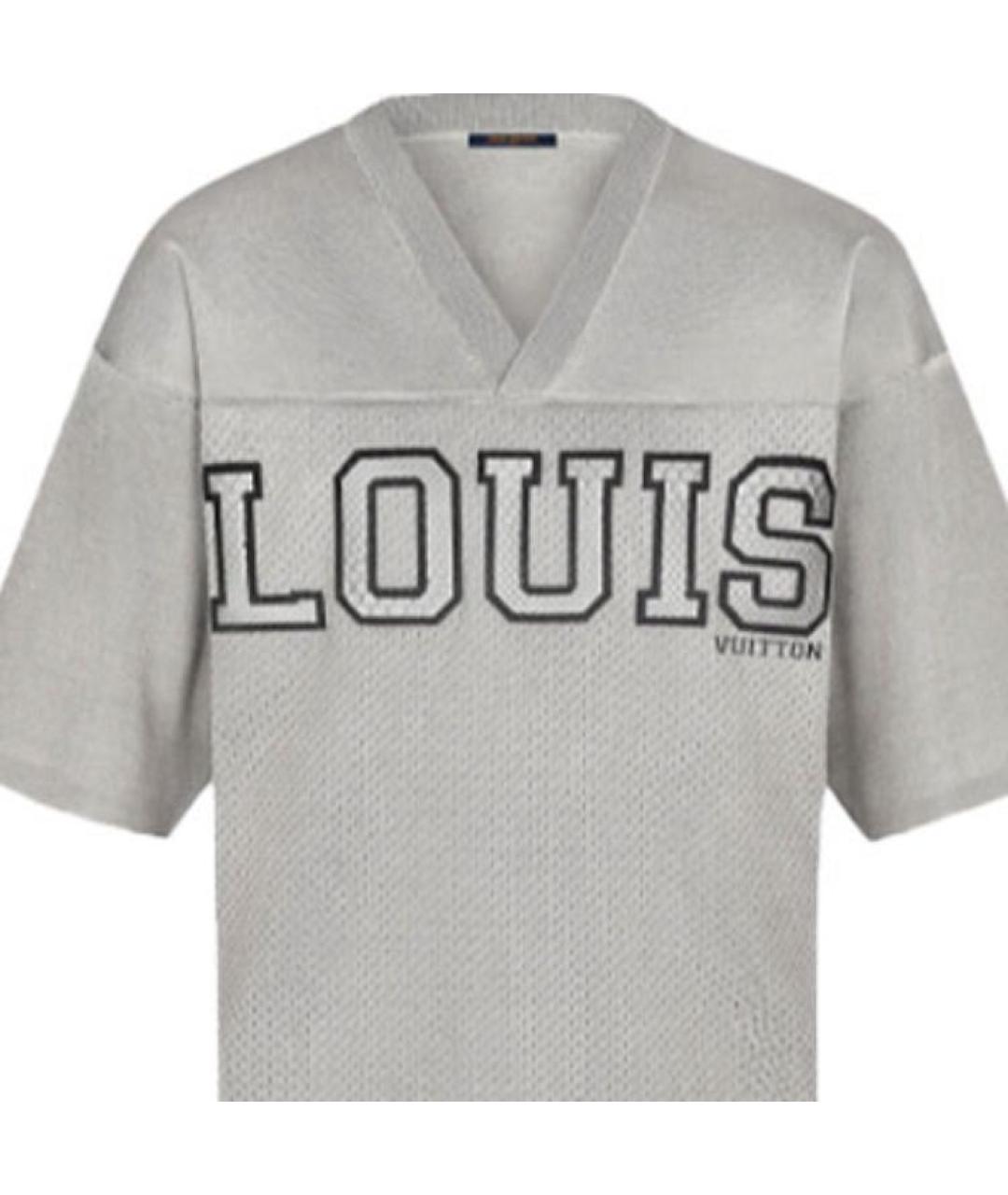 LOUIS VUITTON Серая футболка, фото 5