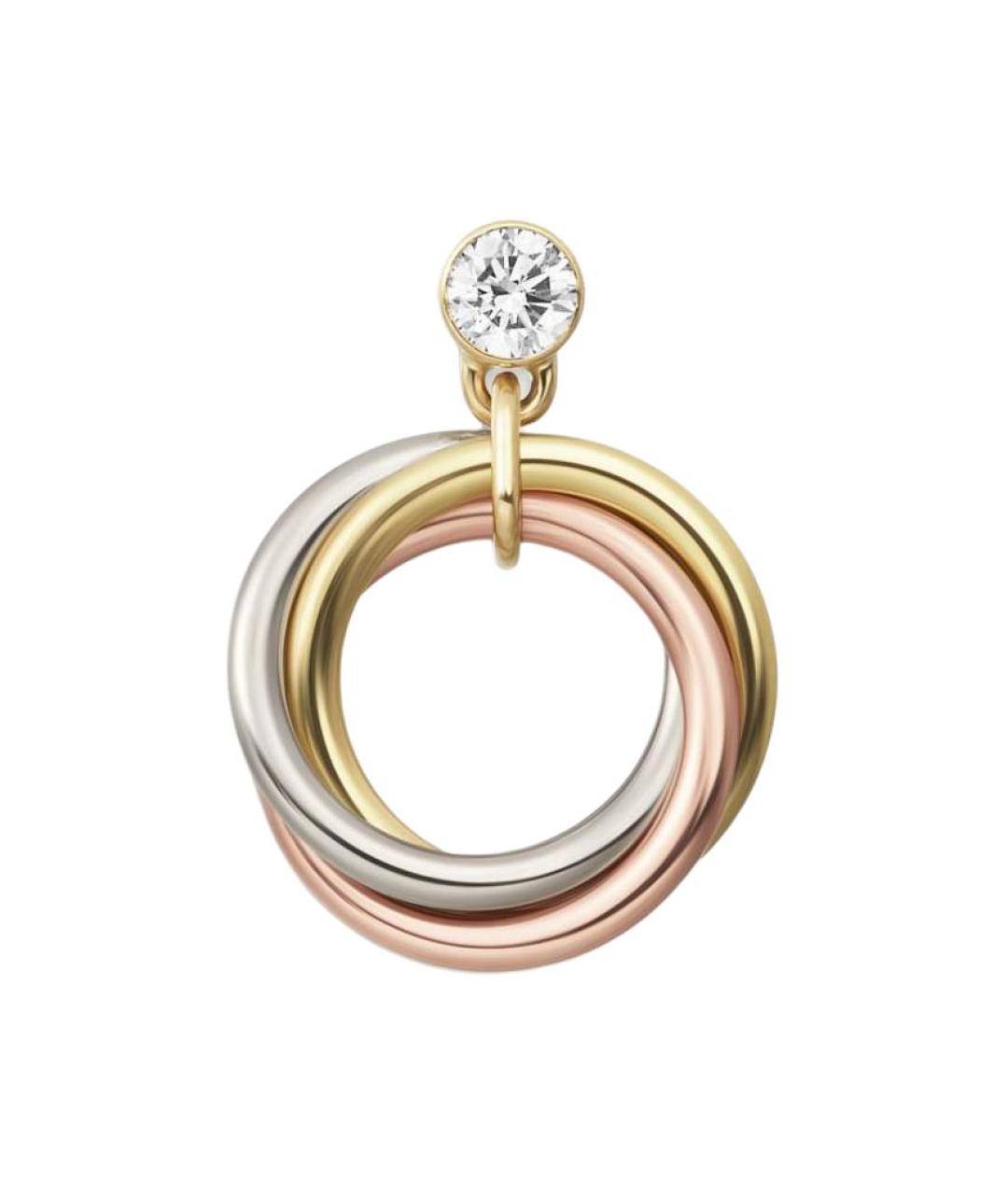 CARTIER Золотые серьги из желтого золота, фото 5