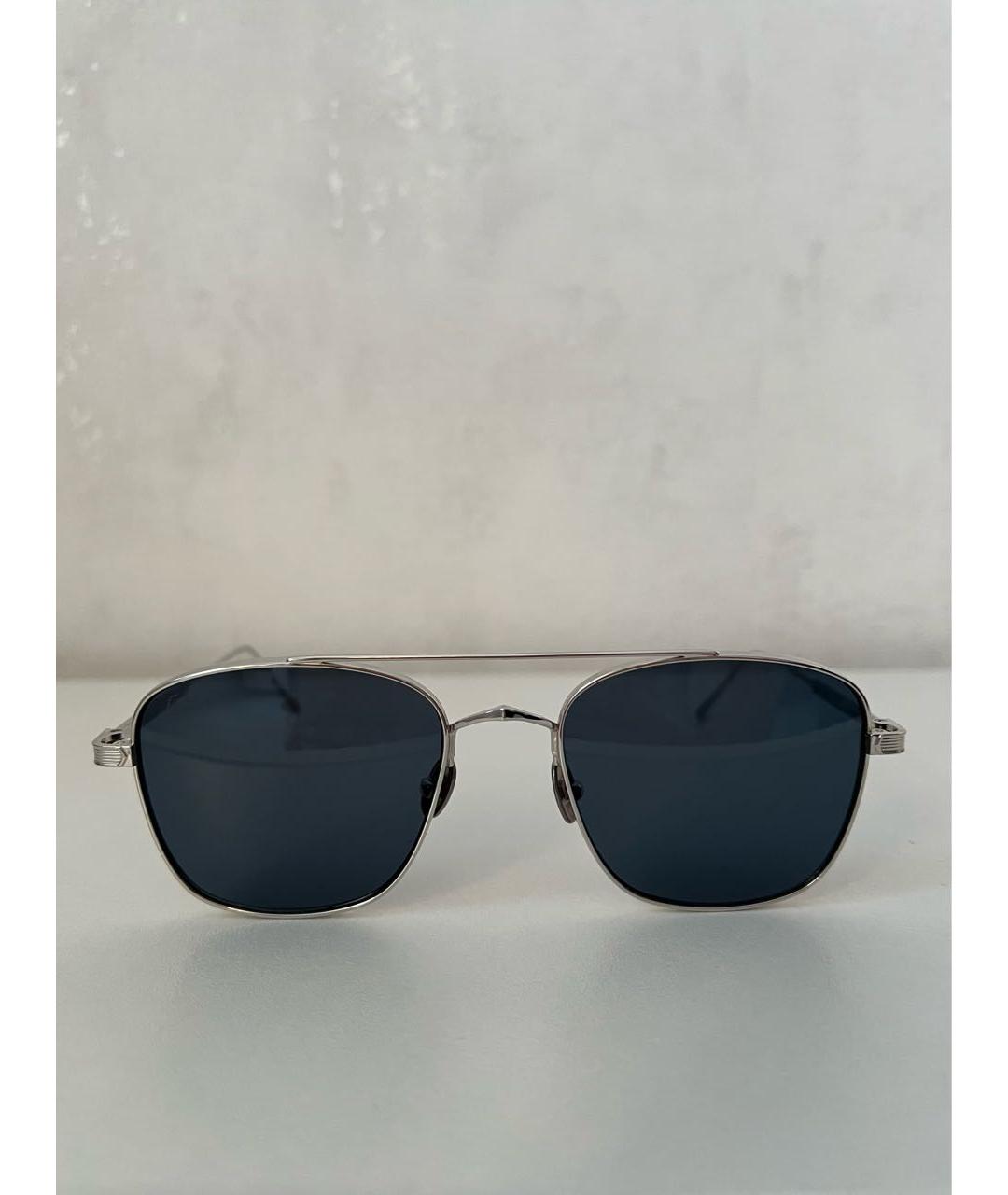CARTIER Серебряные металлические солнцезащитные очки, фото 9