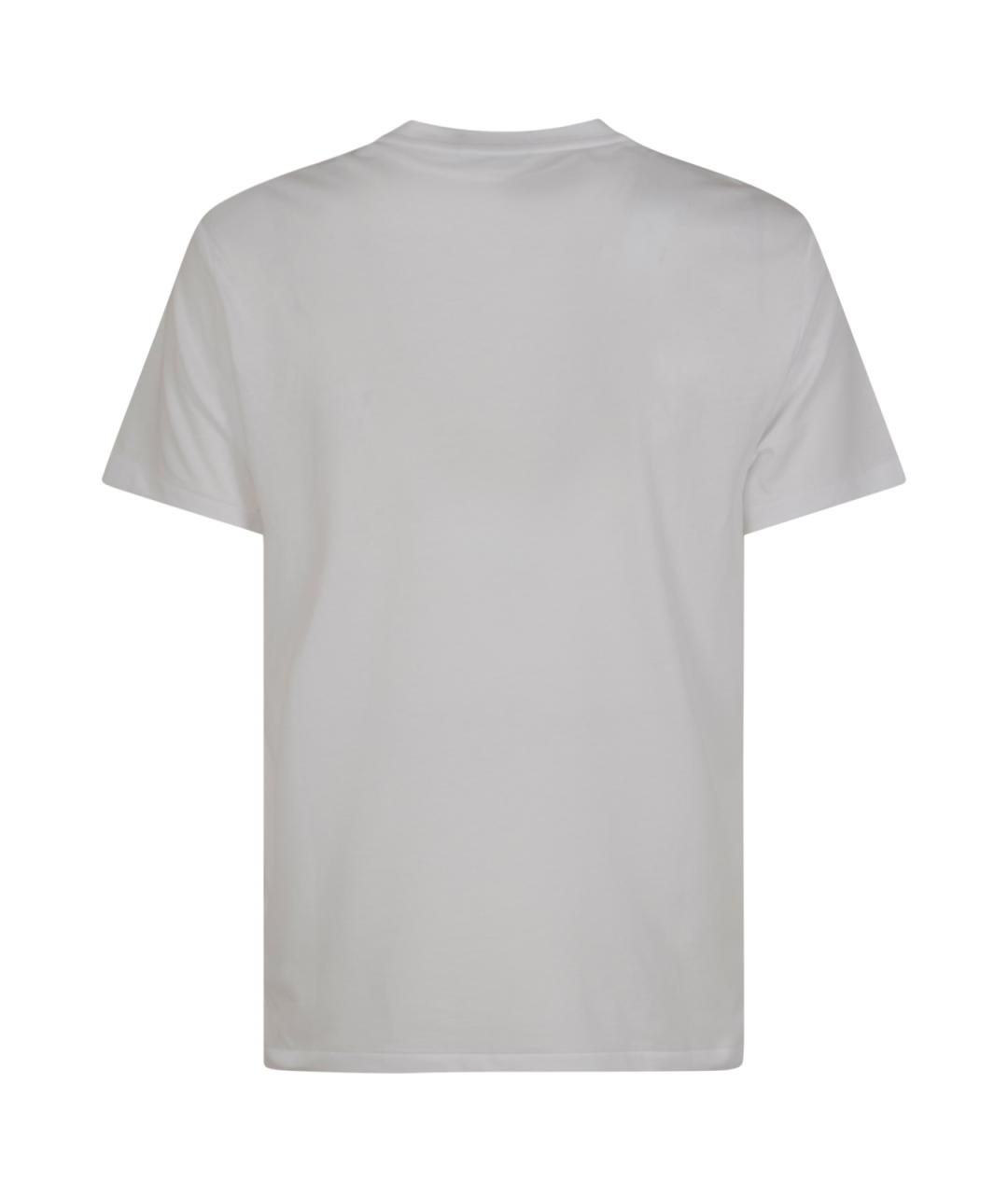 POLO RALPH LAUREN Белая хлопковая футболка, фото 2