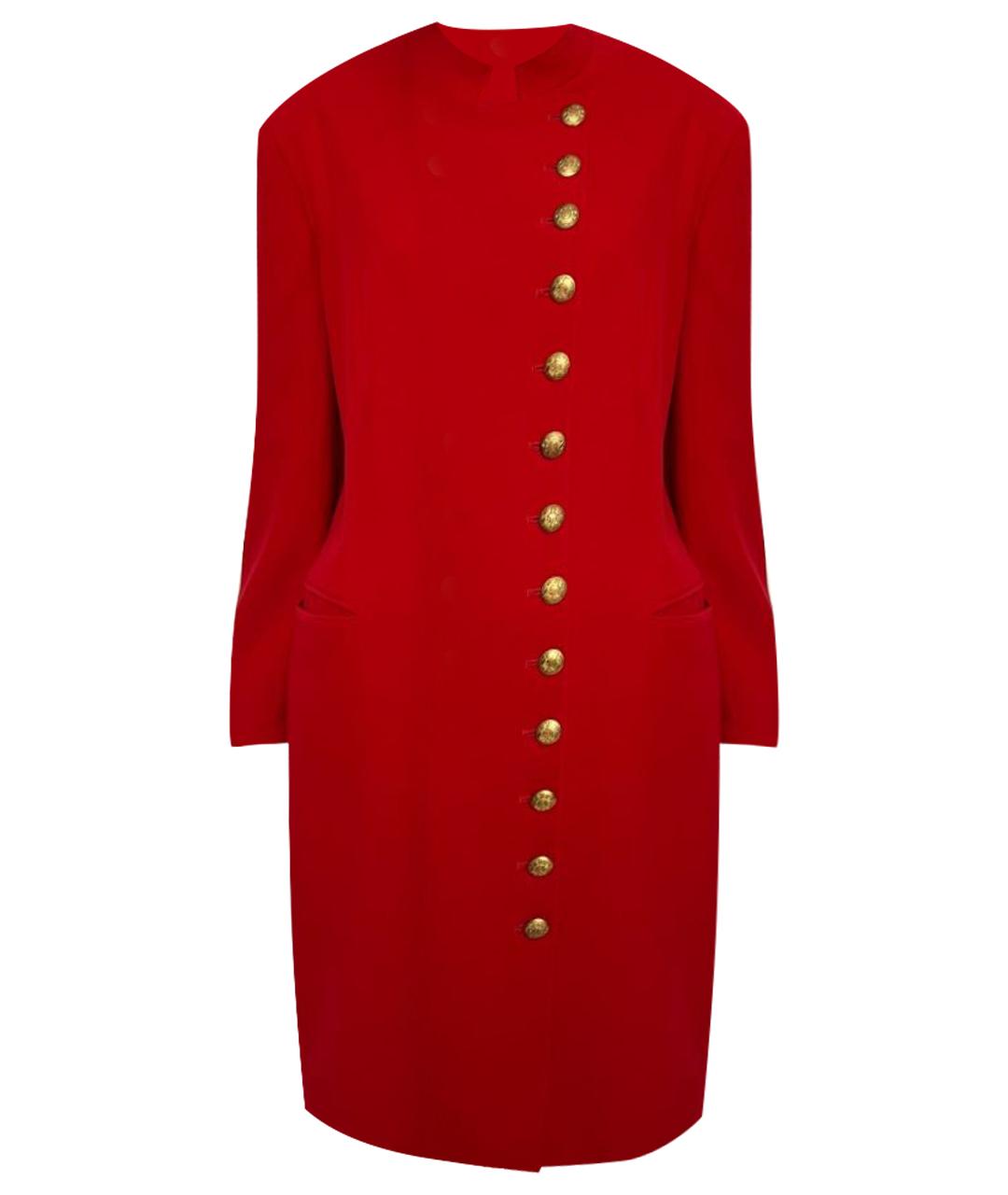 RALPH LAUREN Красный шерстяной жакет/пиджак, фото 1