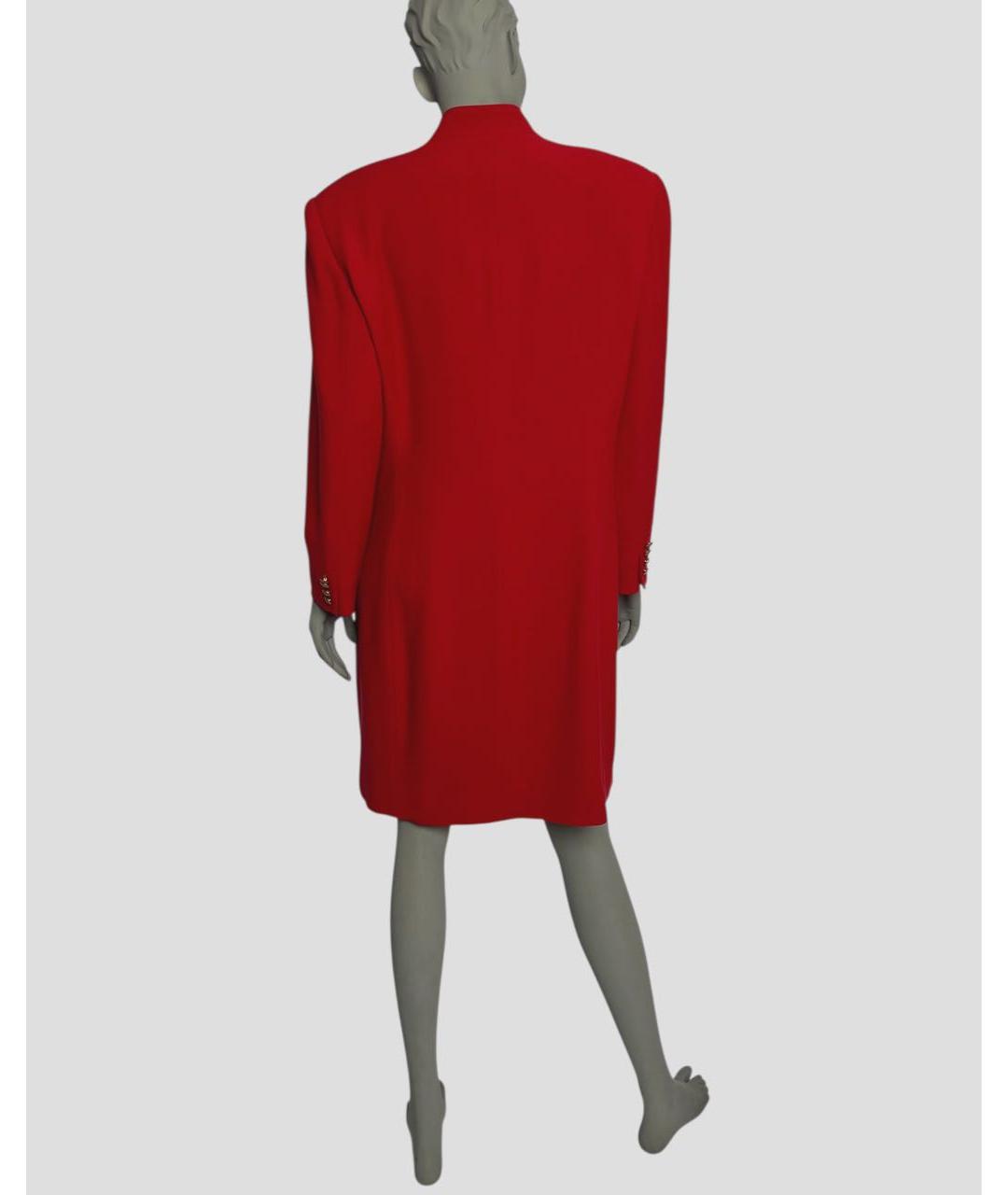 RALPH LAUREN Красный шерстяной жакет/пиджак, фото 4