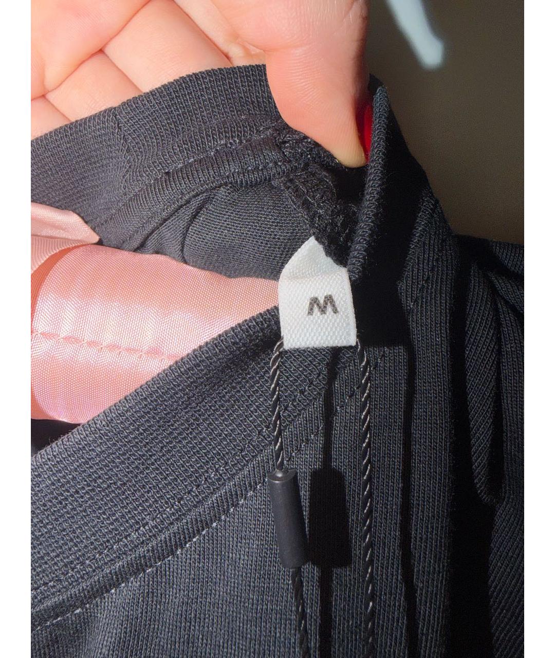 Ami Paris Черная хлопковая футболка, фото 6