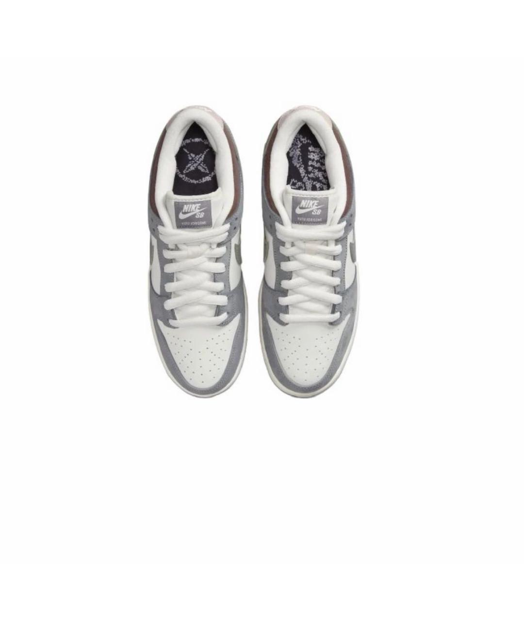 NIKE Белые замшевые кроссовки, фото 2