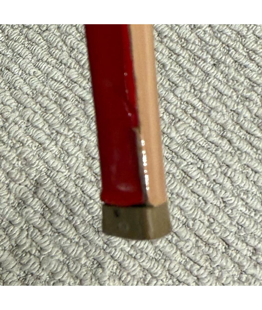 CHRISTIAN LOUBOUTIN Бежевые туфли из лакированной кожи, фото 5