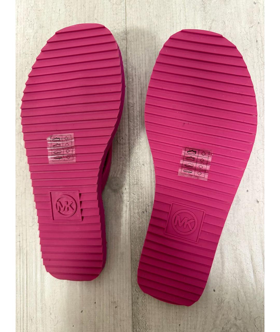 MICHAEL KORS Фуксия шлепанцы, фото 5
