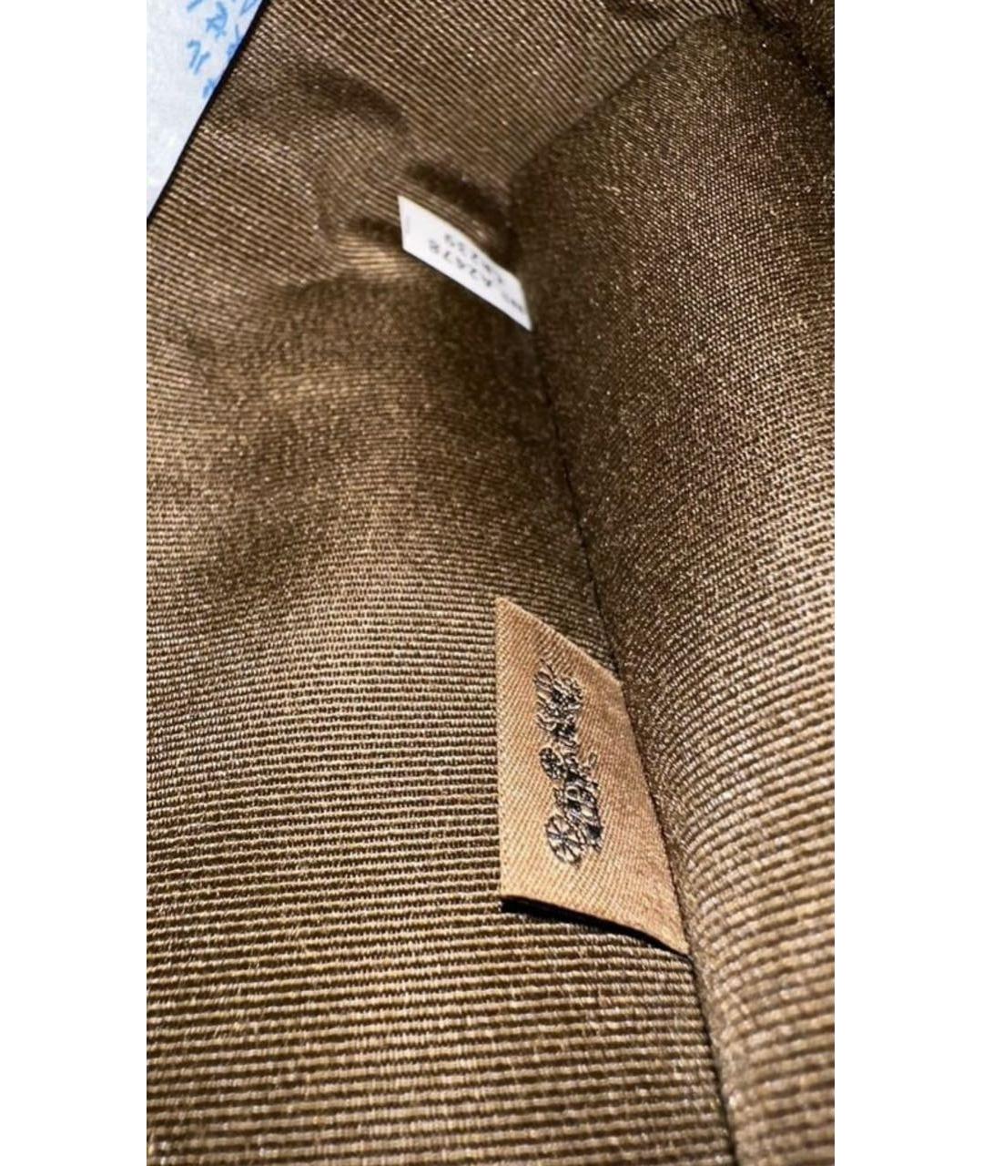 COACH Коричневая кожаная сумка через плечо, фото 4