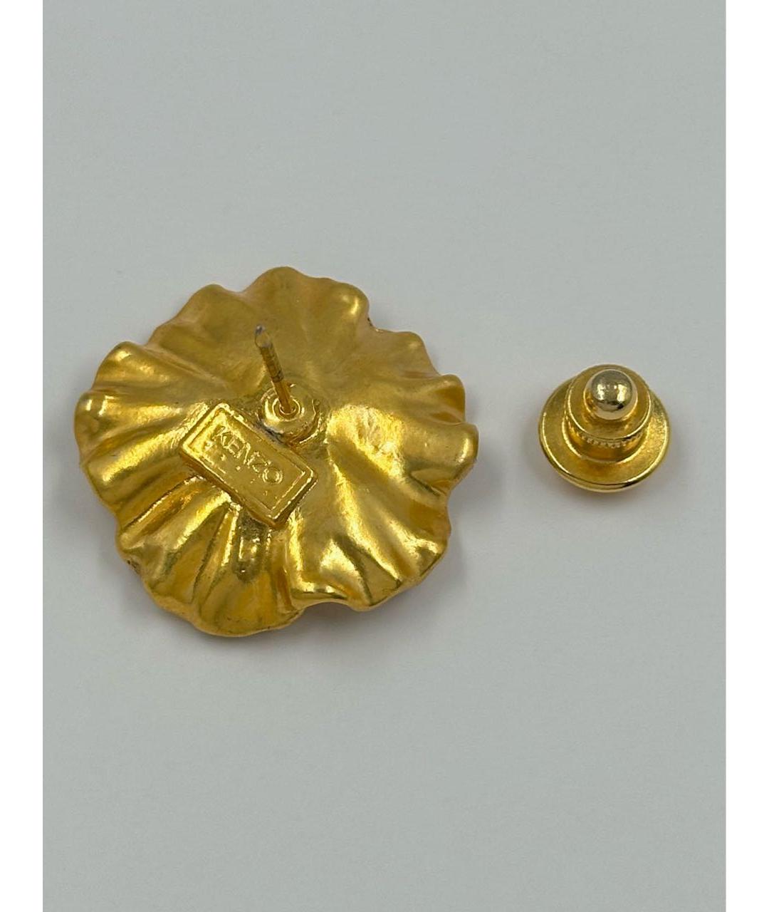 KENZO Золотая позолоченная булавка / брошь, фото 4