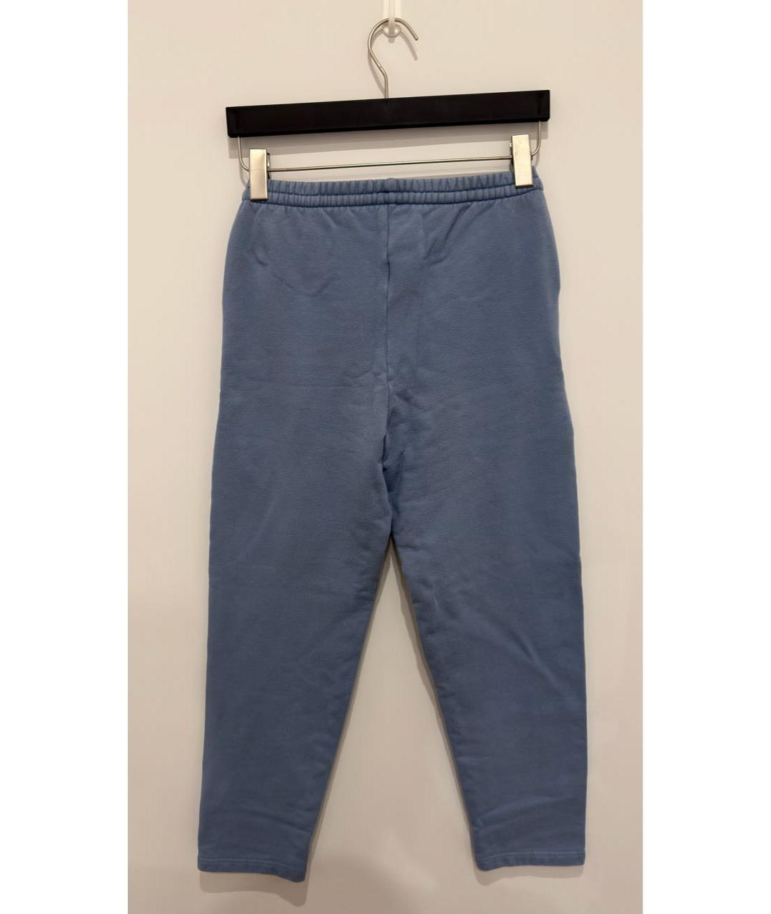 VETEMENTS Голубые хлопковые спортивные брюки и шорты, фото 3