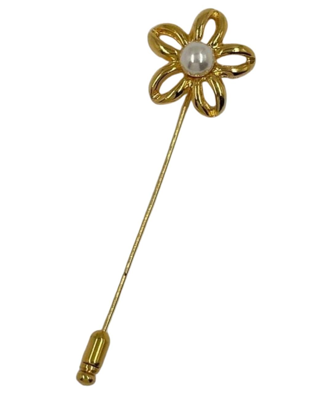 BALMAIN Золотая позолоченная булавка / брошь, фото 1