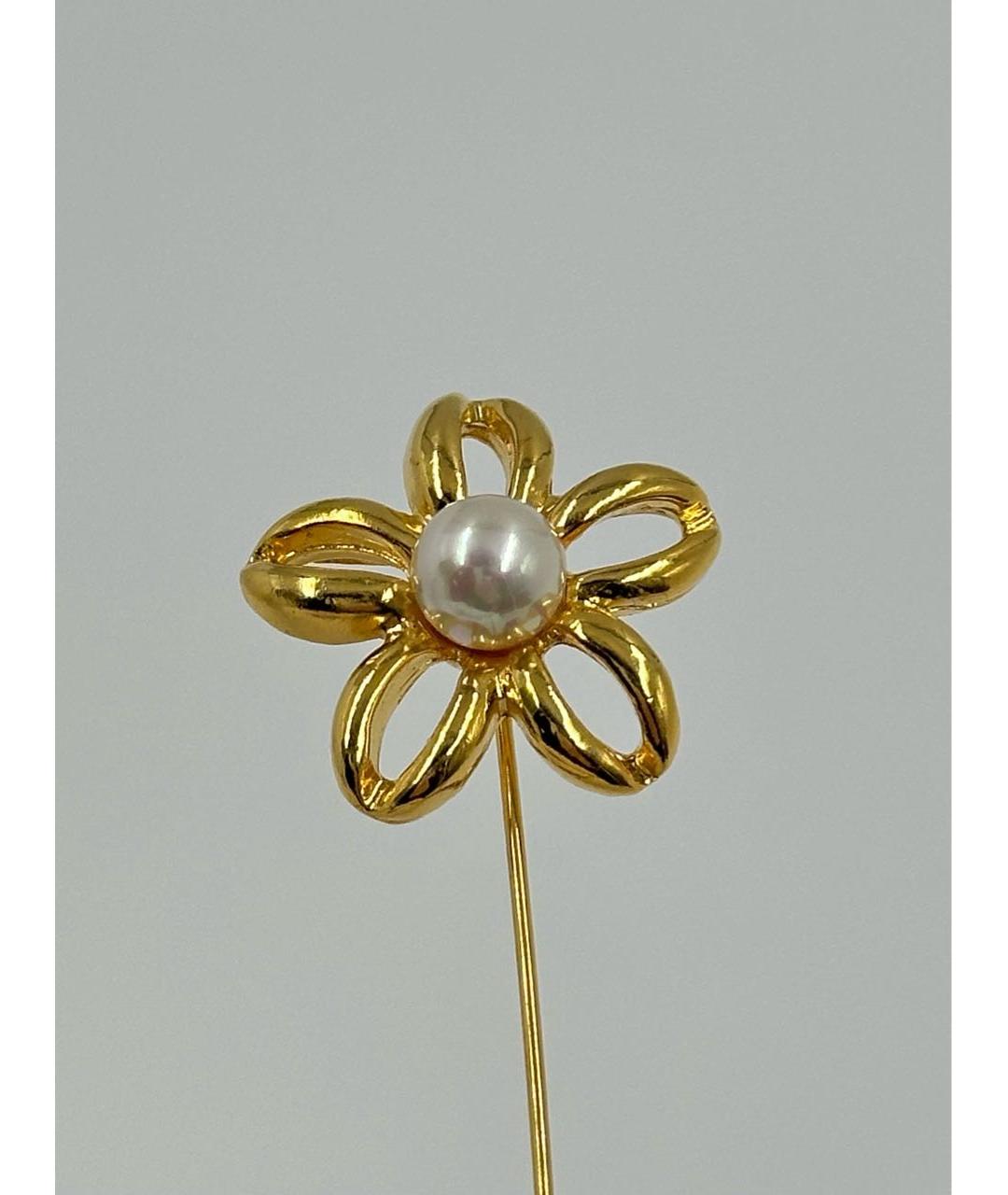 BALMAIN Золотая позолоченная булавка / брошь, фото 3